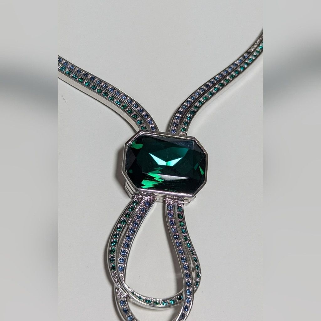 Other Fifth Avenue Collection Swarovski Emerald Crystals Necklace Size ONE SIZE - 11 Thumbnail