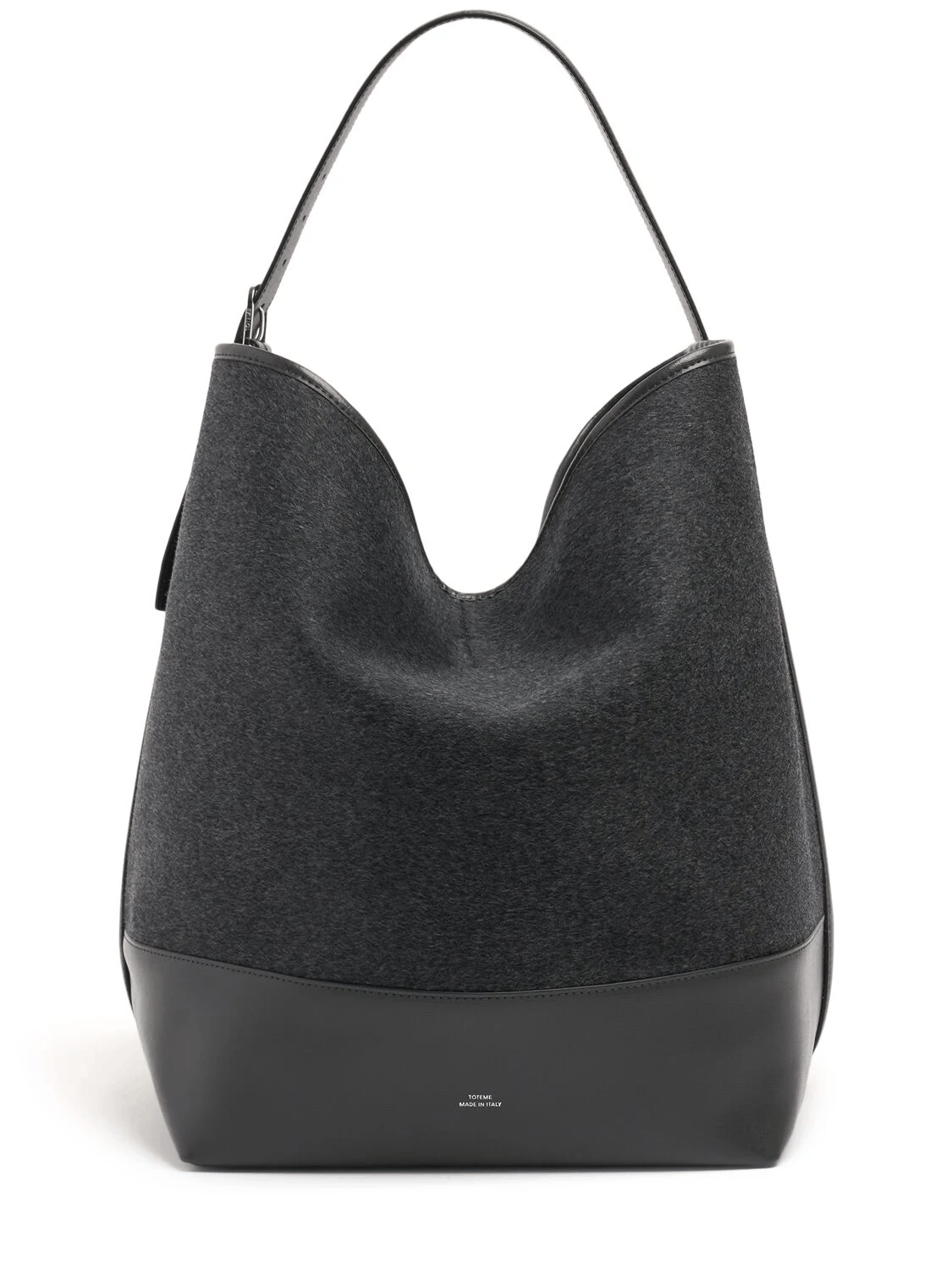 Toteme TOTEME Belted Gray Wool Tote Bag New & Authentic Size ONE SIZE - 5 Thumbnail