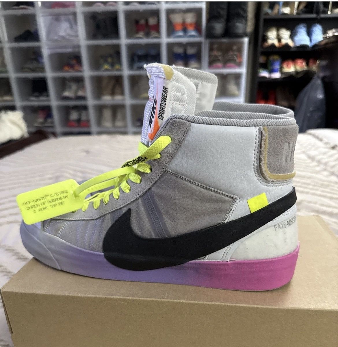 Nike × Off-White Serena Williams Off White White Blazer Size US 12 / EU 45 - 9 Thumbnail