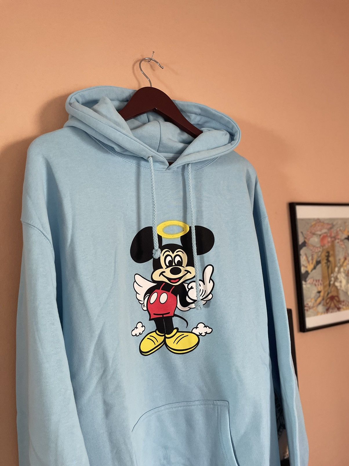 Paradise NYC Mickey Mouse Pullover Hoodie Rare Sean offers Pablo