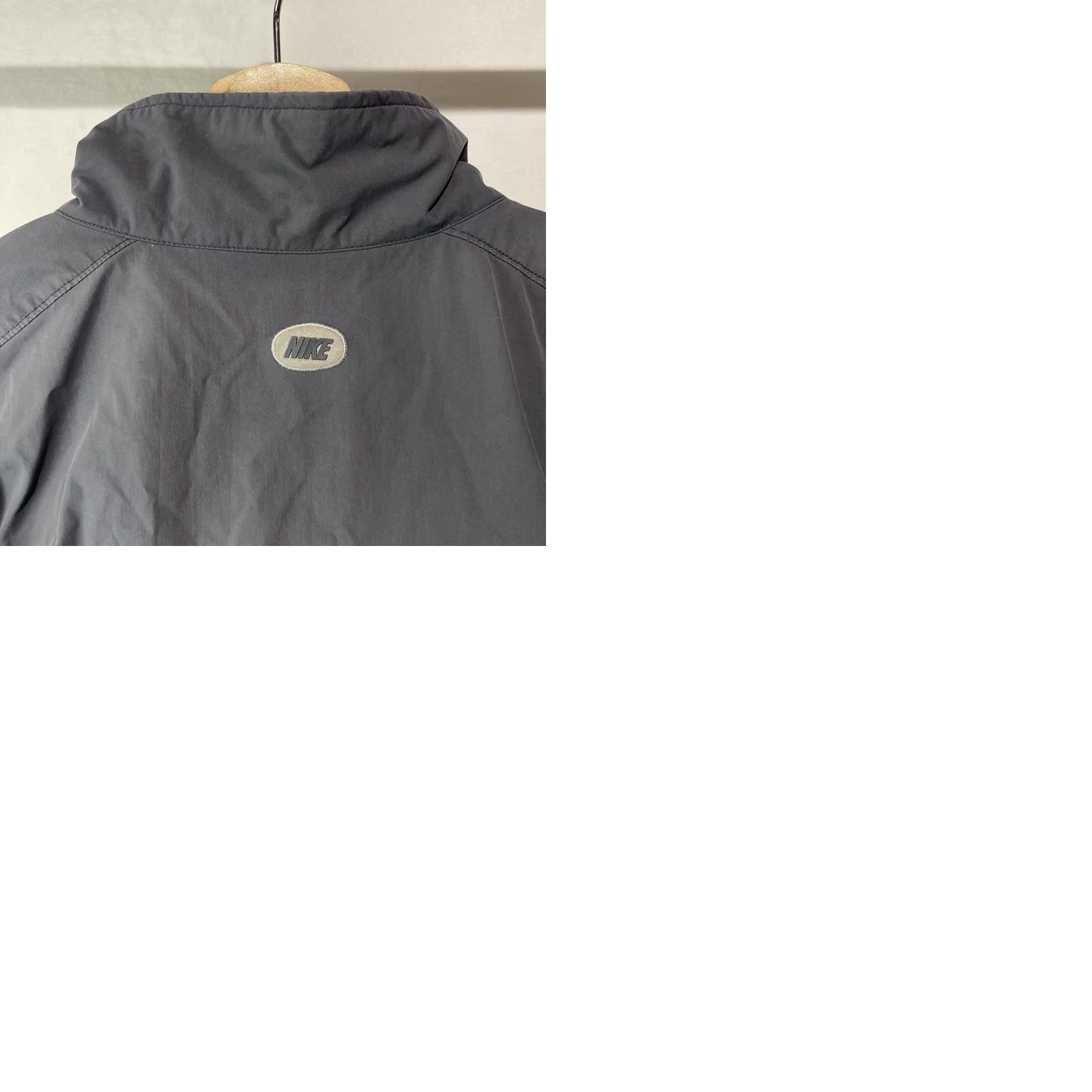 Nike Nike Zip Up Jacket Men’s XL Gray Swoosh Logo Vintage Worn Flaws Zip Zipper Pockets Athletic Casual Activewear Size US XL / EU 56 / 4 - 9 Thumbnail