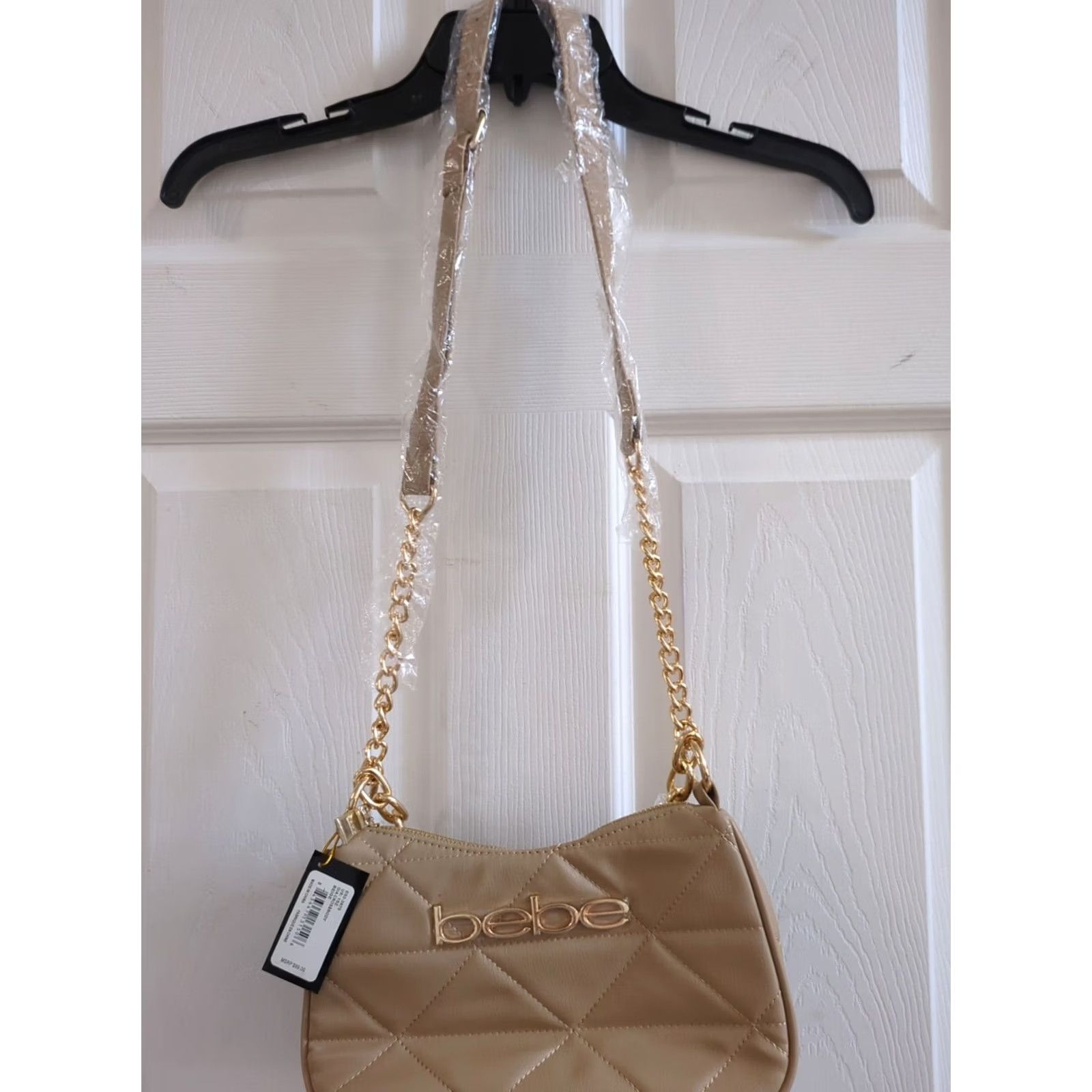 Bebe bebe Crossbody Handbag NWT Beige Brown Multi One Size Women NWT 89 SPF? Size ONE SIZE - 2 Thumbnail