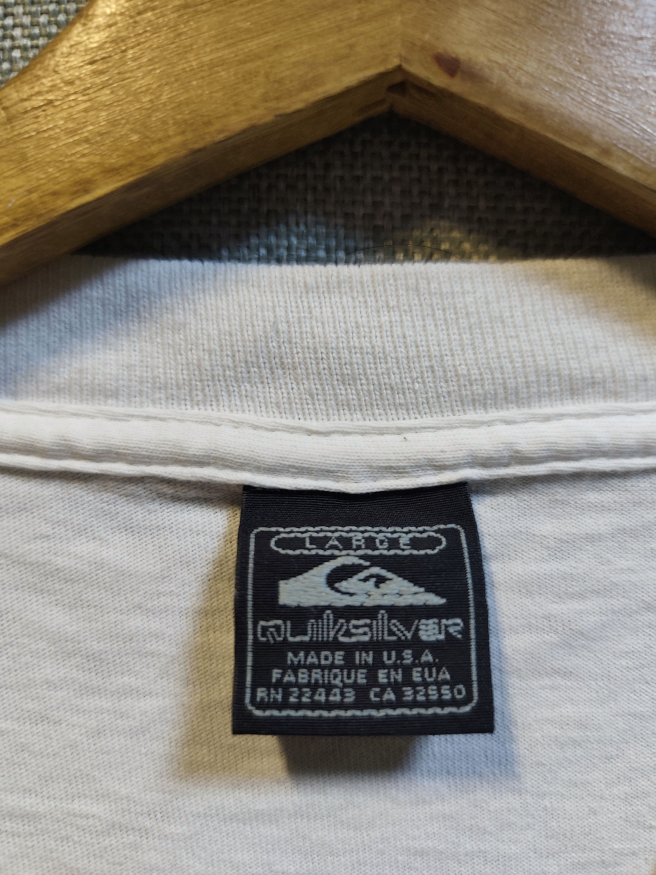 Quiksilver Vintage 1991 Quiksilver "Yamasaki Tennis" T-Shirt Size US L / EU 52-54 / 3 - 7 Thumbnail