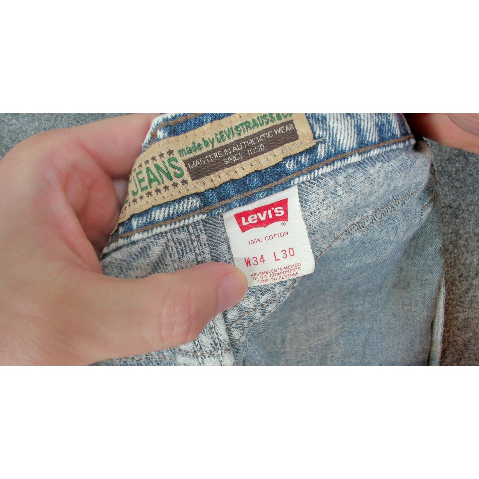 Levi's 1990 Levi's SilverTab 512 Acid Wash Jeans Size US 33 - 13 Thumbnail