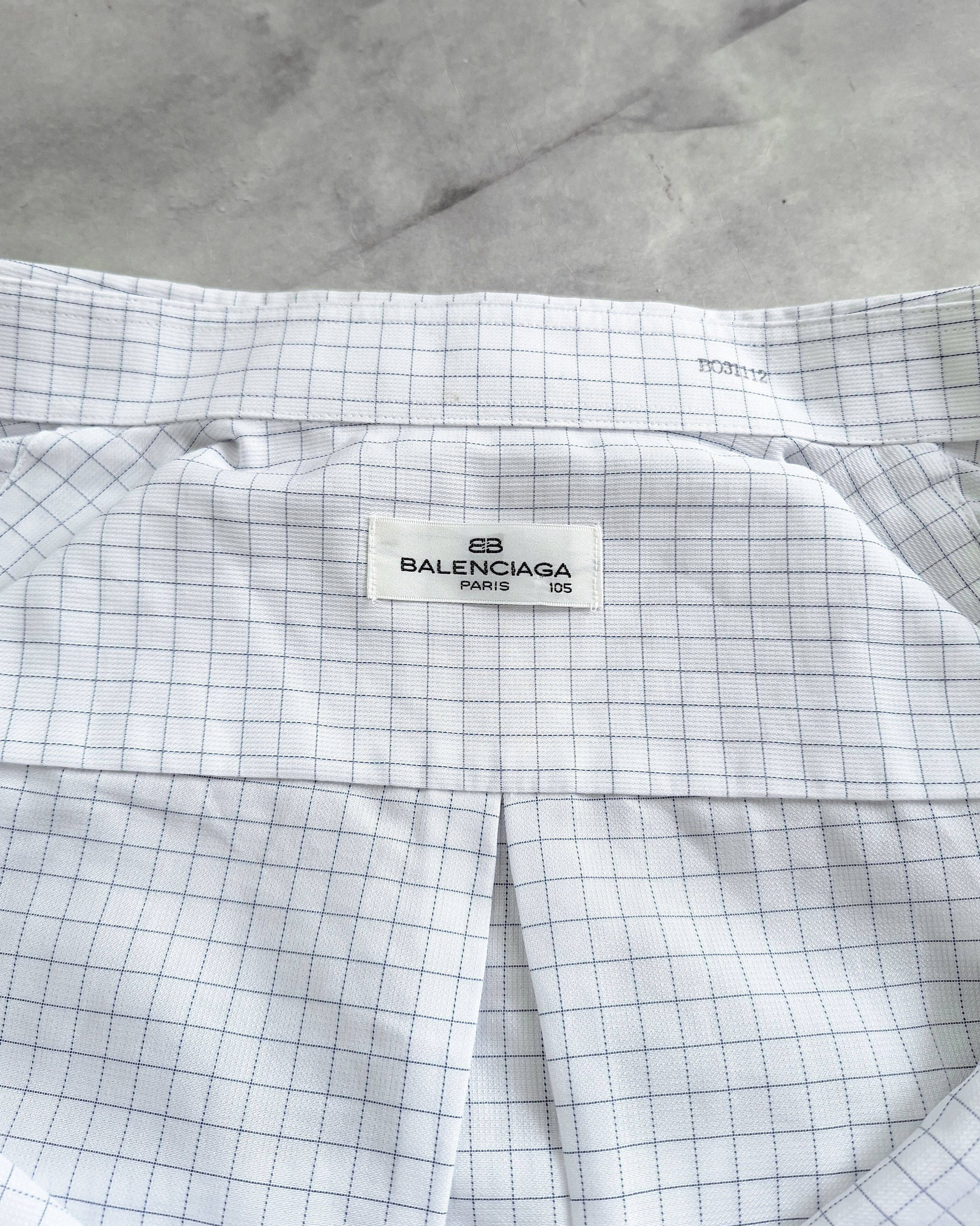 Balenciaga Vintage Balenciaga Checked Shirt Size US L / EU 52-54 / 3 - 7 Thumbnail
