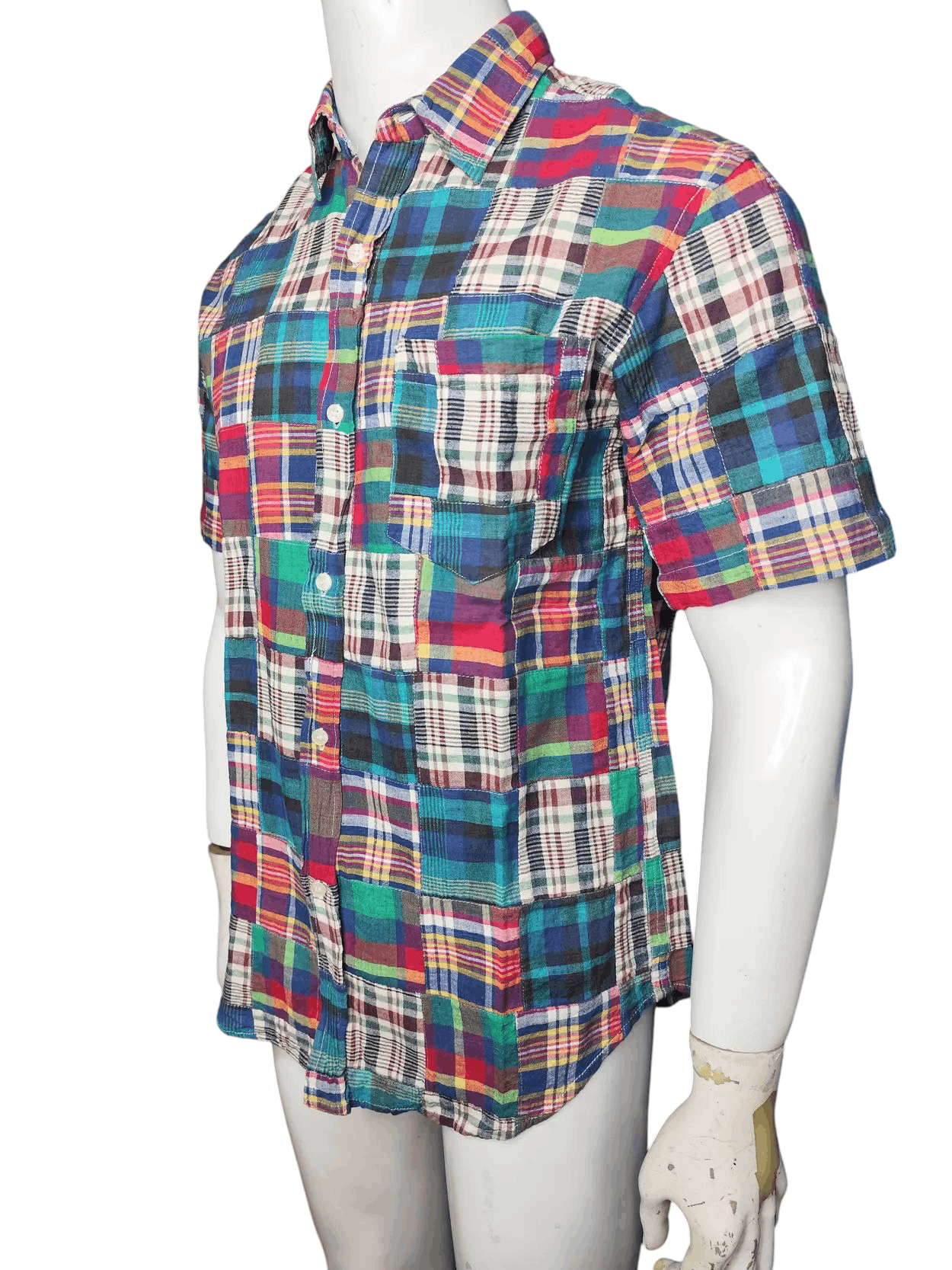 Issey Miyake Vintage issey miyake patch work button up shirt Size US M / EU 48-50 / 2 - 3 Thumbnail