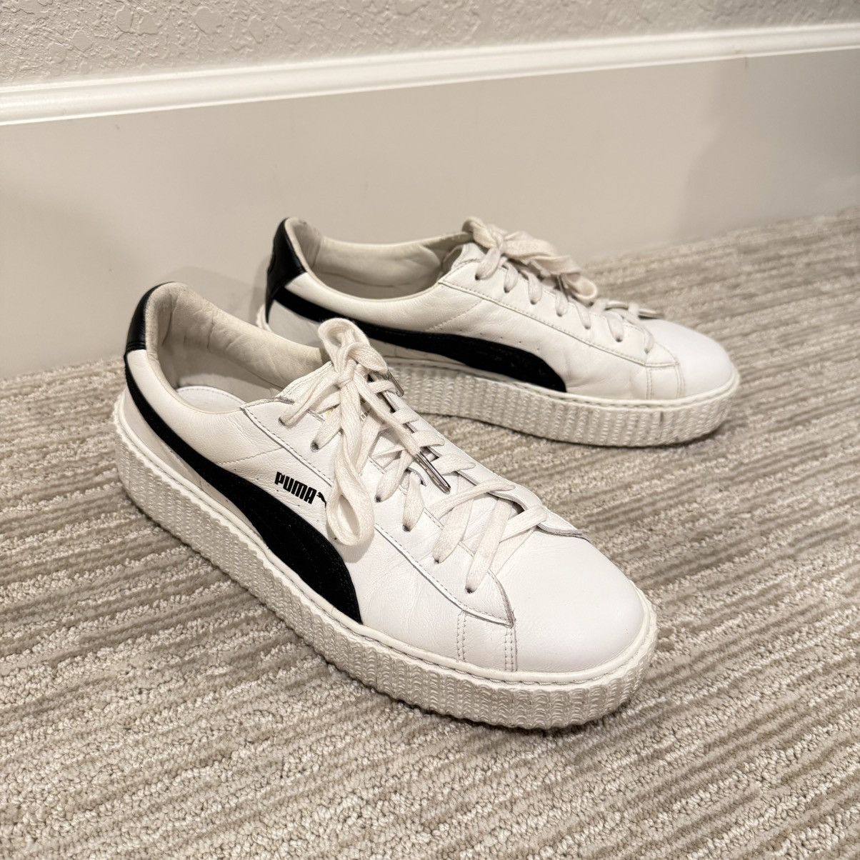 Fenty × Puma Rihanna Fenty x Puma Men’s Creeper Sneakers White Size 11 Size US 11 / EU 44 - 1 Thumbnail