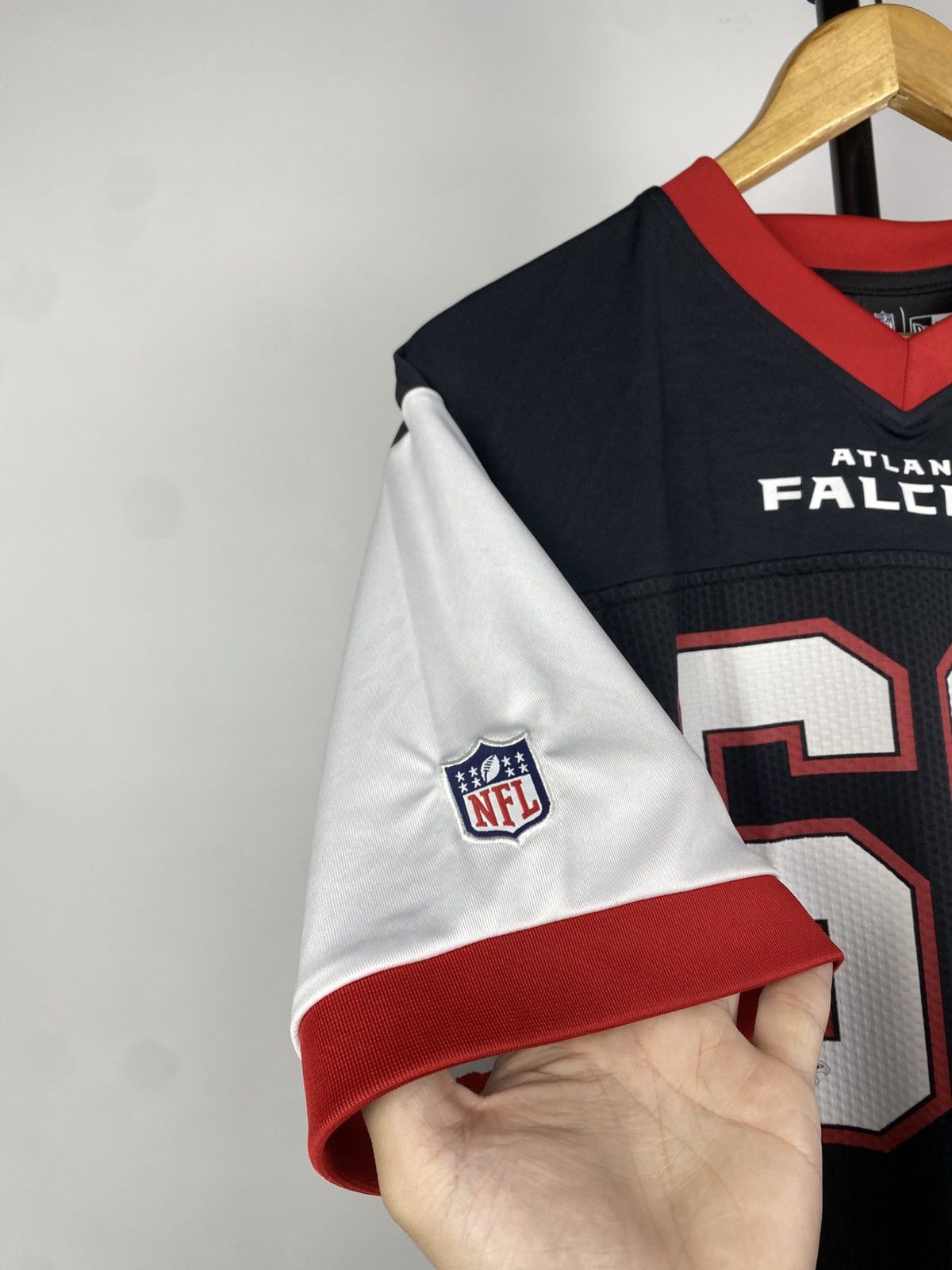NFL × Vintage 00s NFL New Era Team Atlanta Falcons #66 Jersey T shirt Size US L / EU 52-54 / 3 - 3 Thumbnail