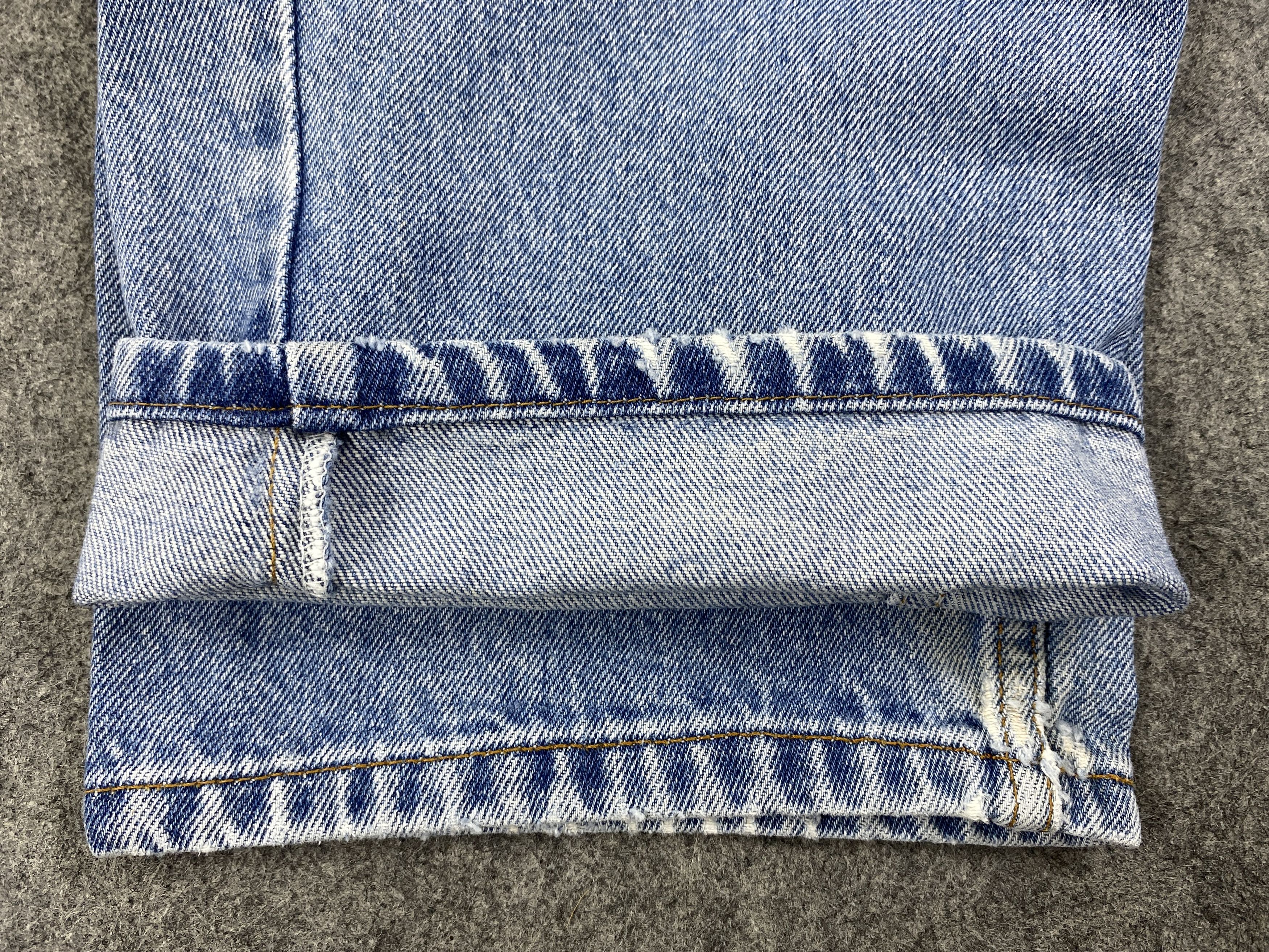 Levi's Light Blue Wash Vintage Levi's 550 34x29.5 Denim -JN1697 Size US 34 / EU 50 - 11 Thumbnail