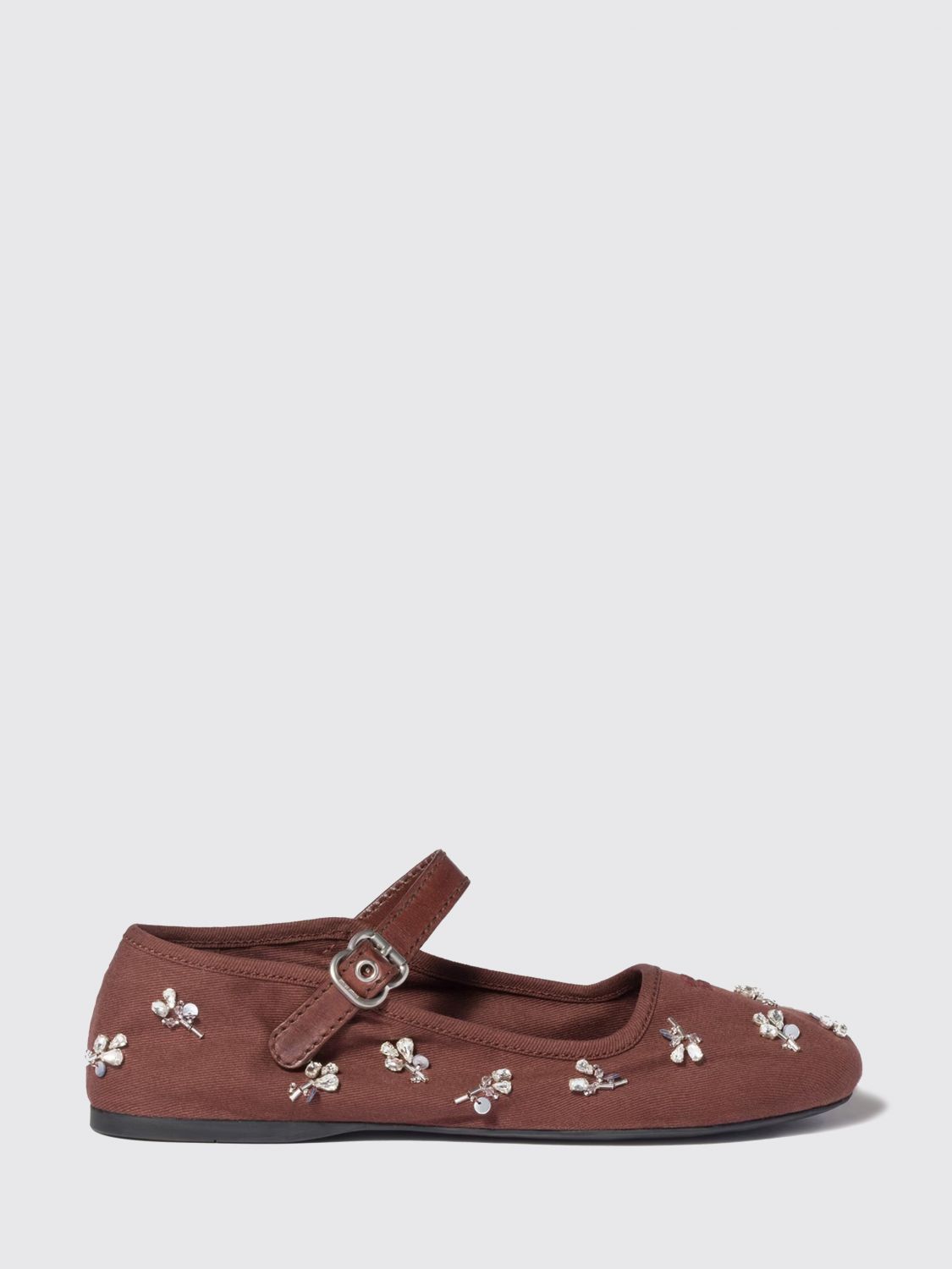 Miu Miu Miu Miu Ballet Flat Woman Brown Size US 10 / IT 40 - 1 Preview