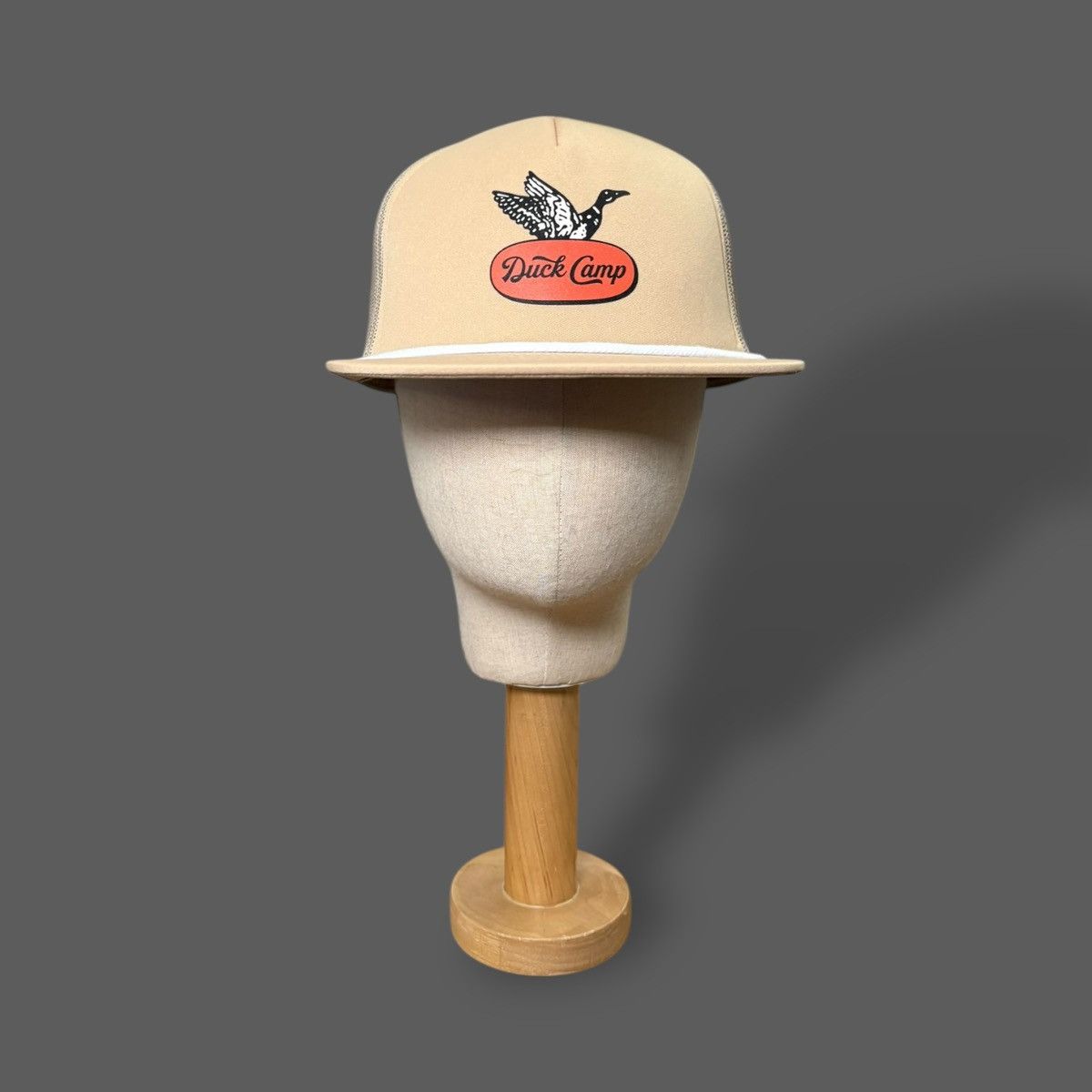 Other Duck Camp Men’s Beige Retro Trucker Hat Sz OS Size ONE SIZE - 3 Thumbnail
