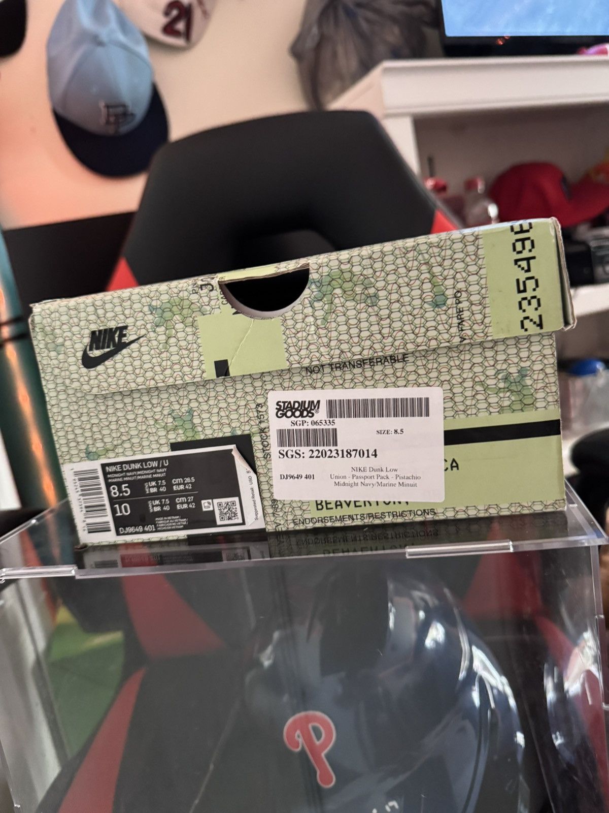 Nike NIKE Dunk Low Union Pistachio Size US 8.5 / EU 41-42 - 3 Thumbnail