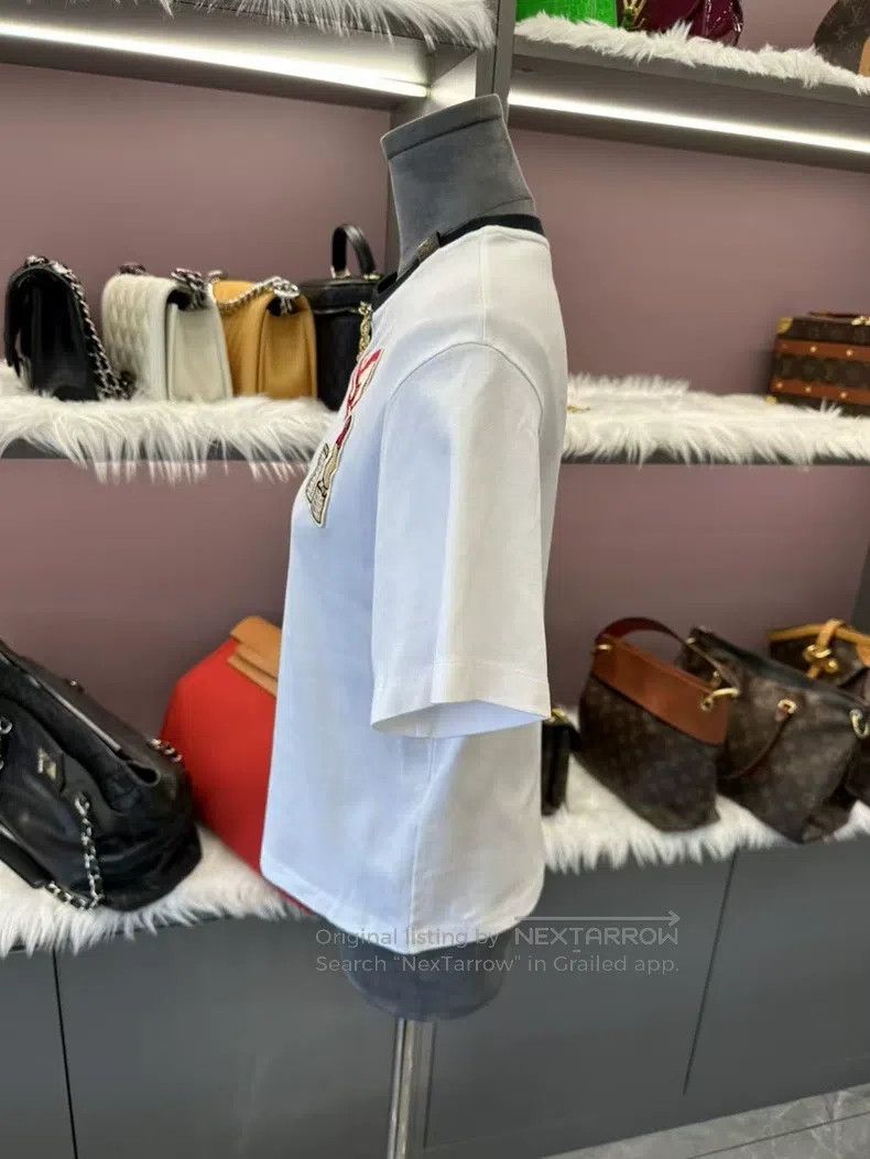 Louis Vuitton Louis Vuitton Valentine's Day Limited Embroidered White sh Size M / US 6-8 / IT 42-44 - 6 Thumbnail