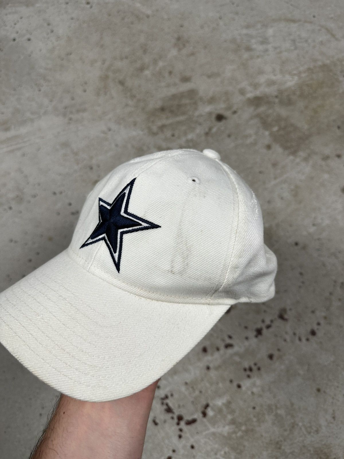 Reebok Vintage Y2K Reebok x NFL Dallas Cowboys White Hat Cap Size ONE SIZE - 4 Thumbnail