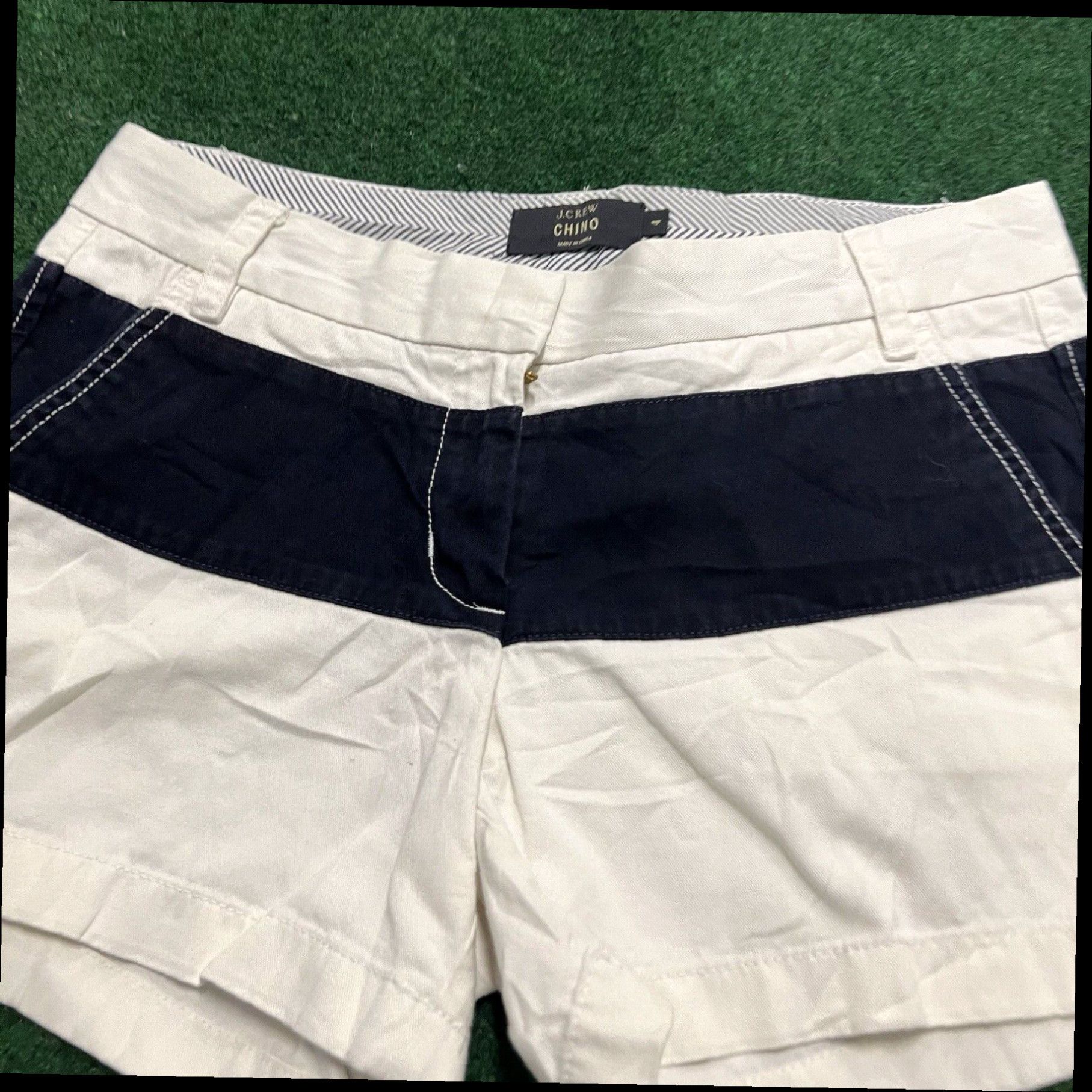 J.Crew J. Crew Chino Shorts Blue Size 4 Summer Working Walking Outdoors Size 27" / US 4 / IT 40 - 2 Thumbnail
