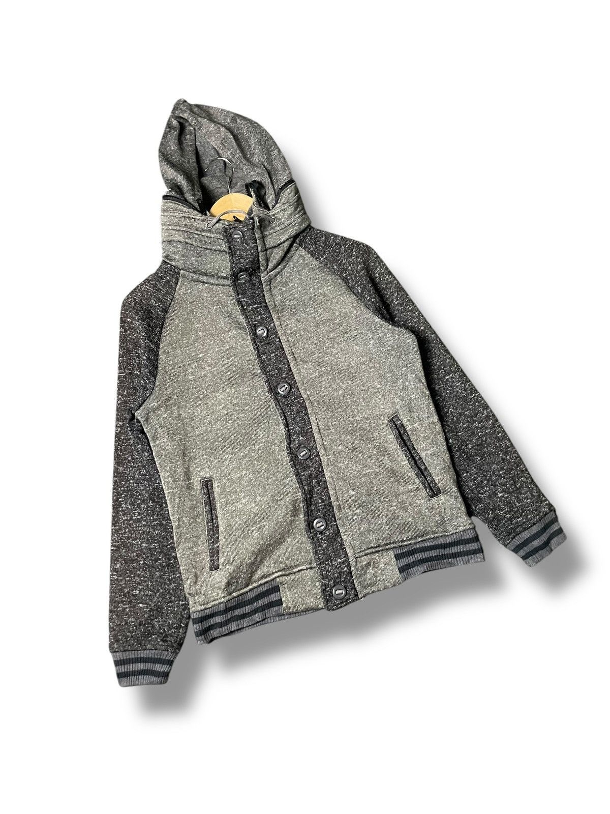 Beams Plus × Japanese Brand × Vintage Beams Heart Fleece Hooded Jacket (78) Size US S / EU 44-46 / 1 - 4 Thumbnail