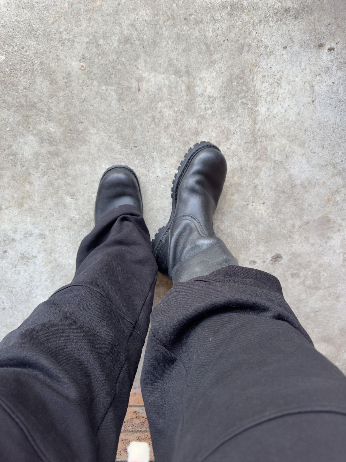 Vintage WW2 Military Leather Combat Boots Size US 10 / EU 43 - 3 Thumbnail