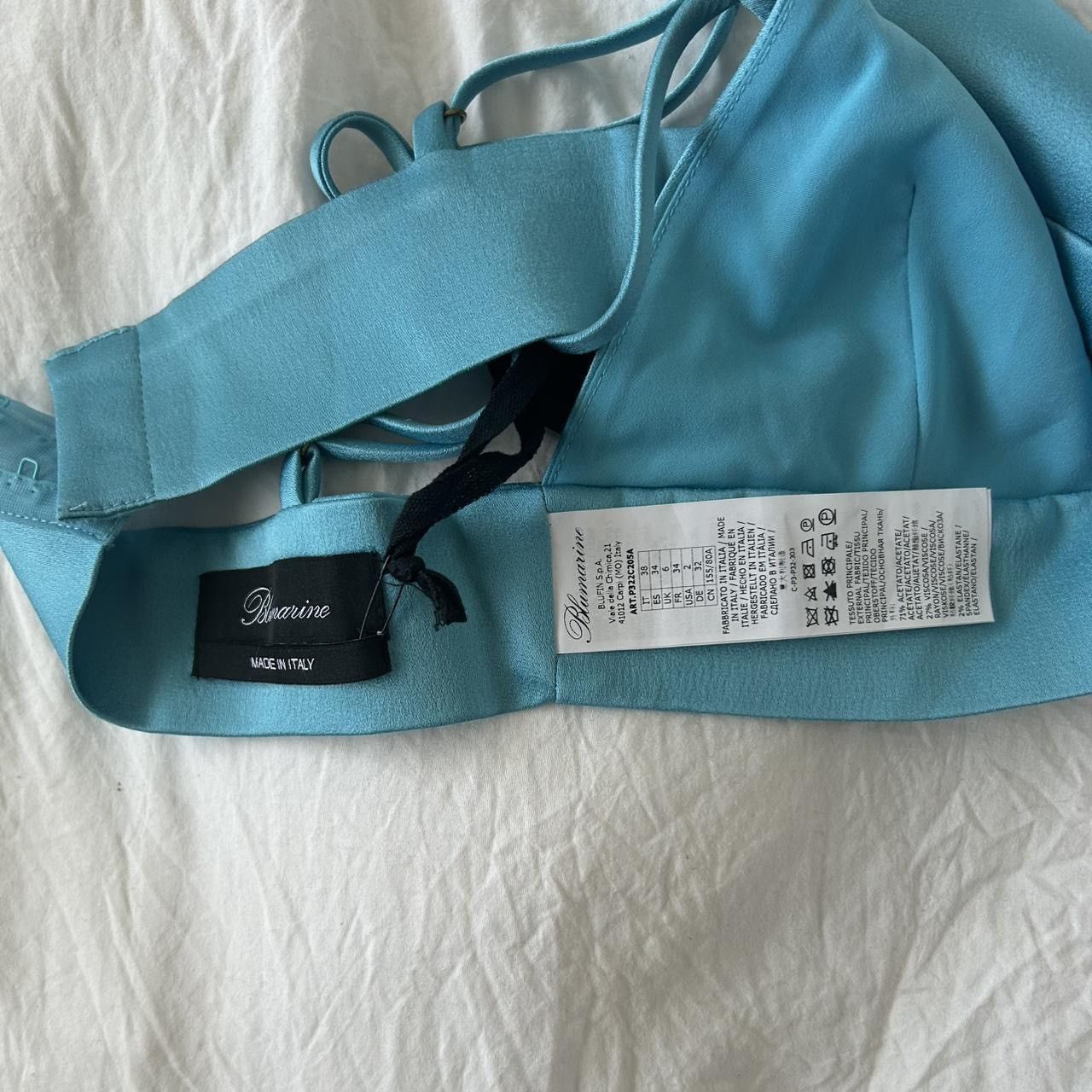 Blumarine Blumarine Logo-plaque Detail Bralette Size XS / US 0-2 / IT 36-38 - 8 Thumbnail