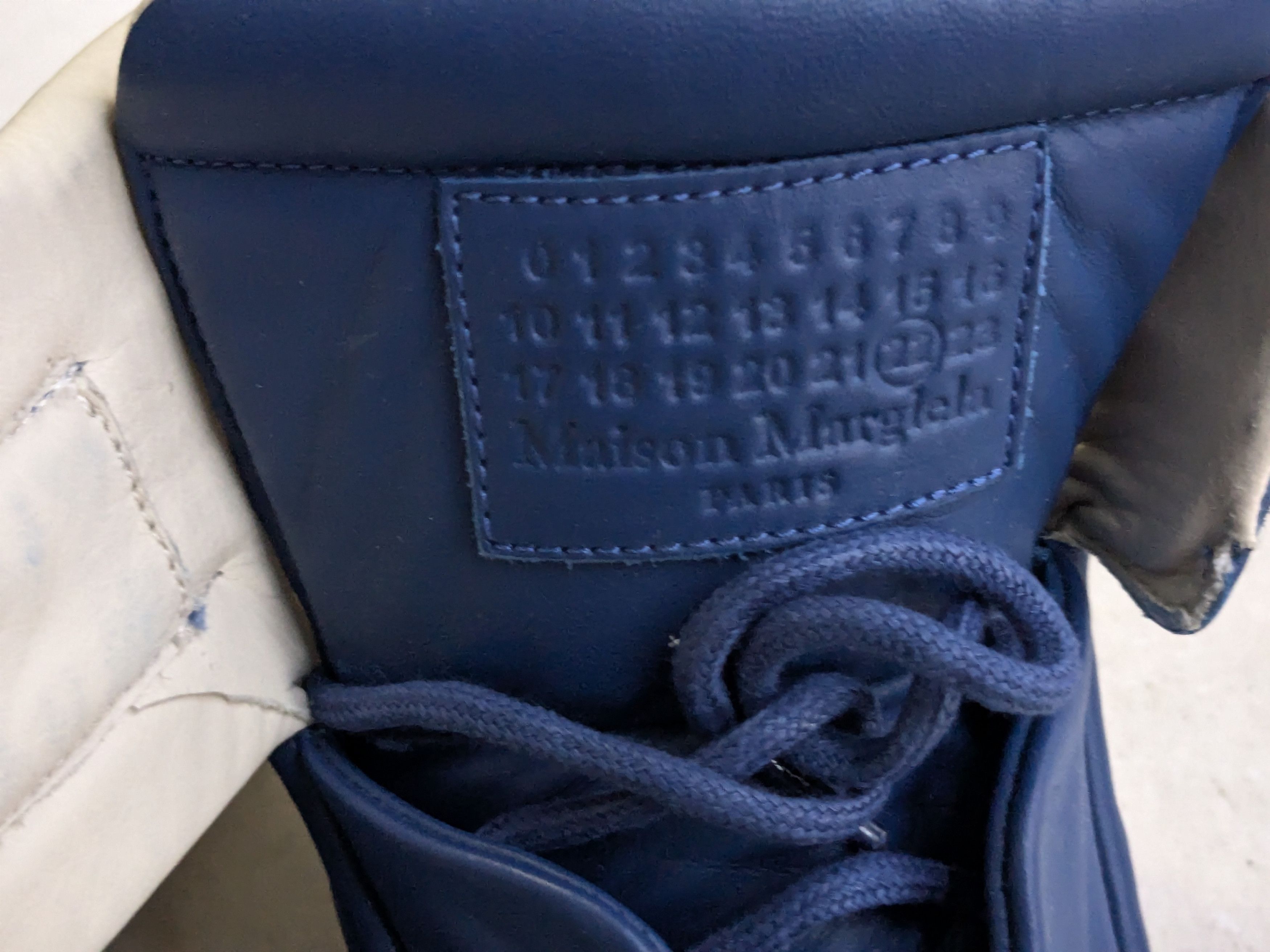 Maison Margiela Maison Margiela Future Blue 8 41 High Tops Leather Size US 8 / EU 41 - 3 Thumbnail