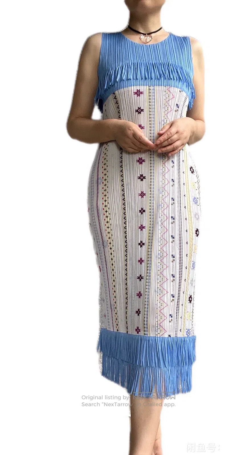 Issey Miyake Issey Miyake Tassel Dress Size L / US 10 / IT 46 - 5 Thumbnail