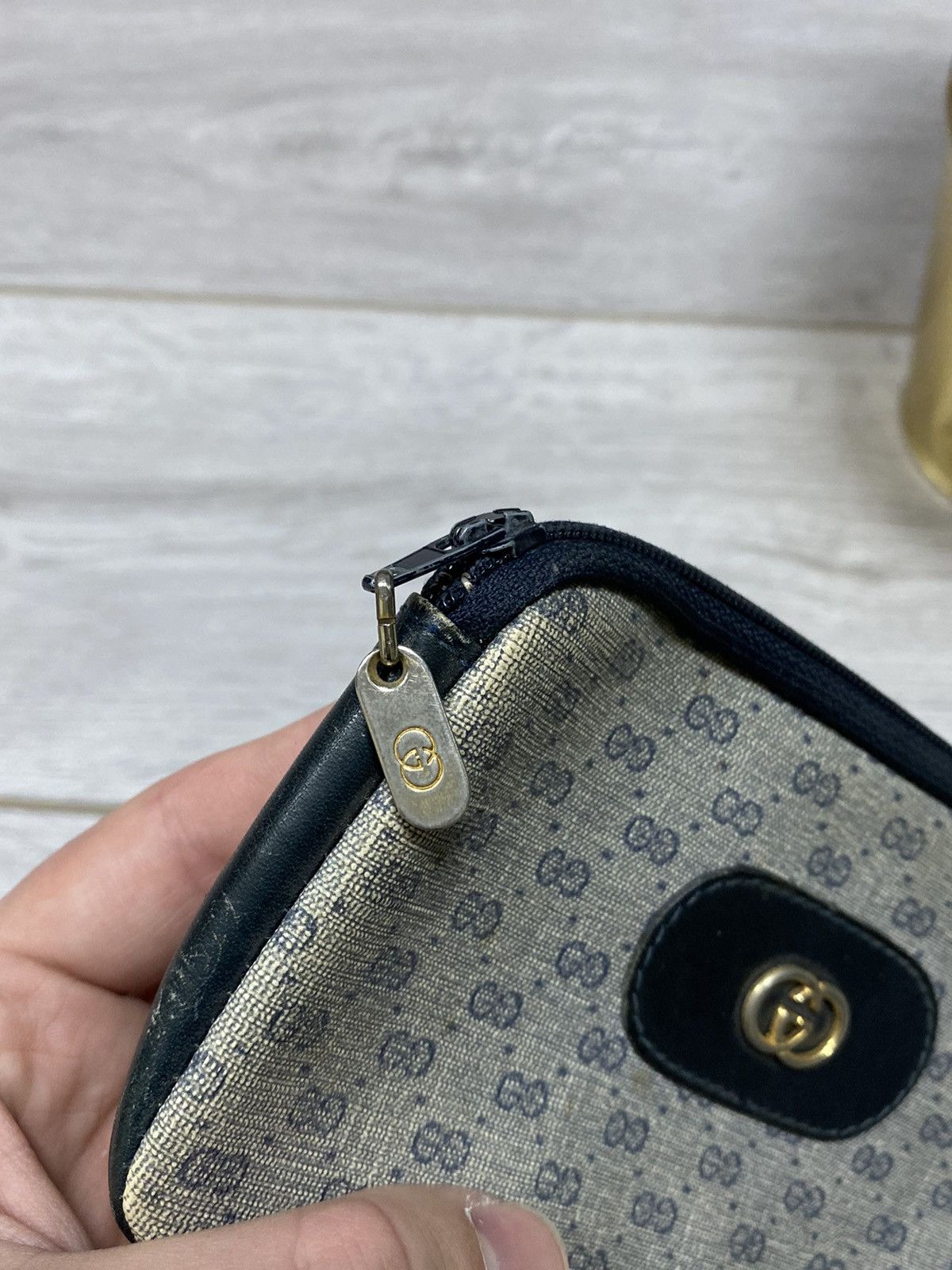 Gucci Gucci GG Clutch Purse badge zip Bag Size ONE SIZE - 9 Thumbnail
