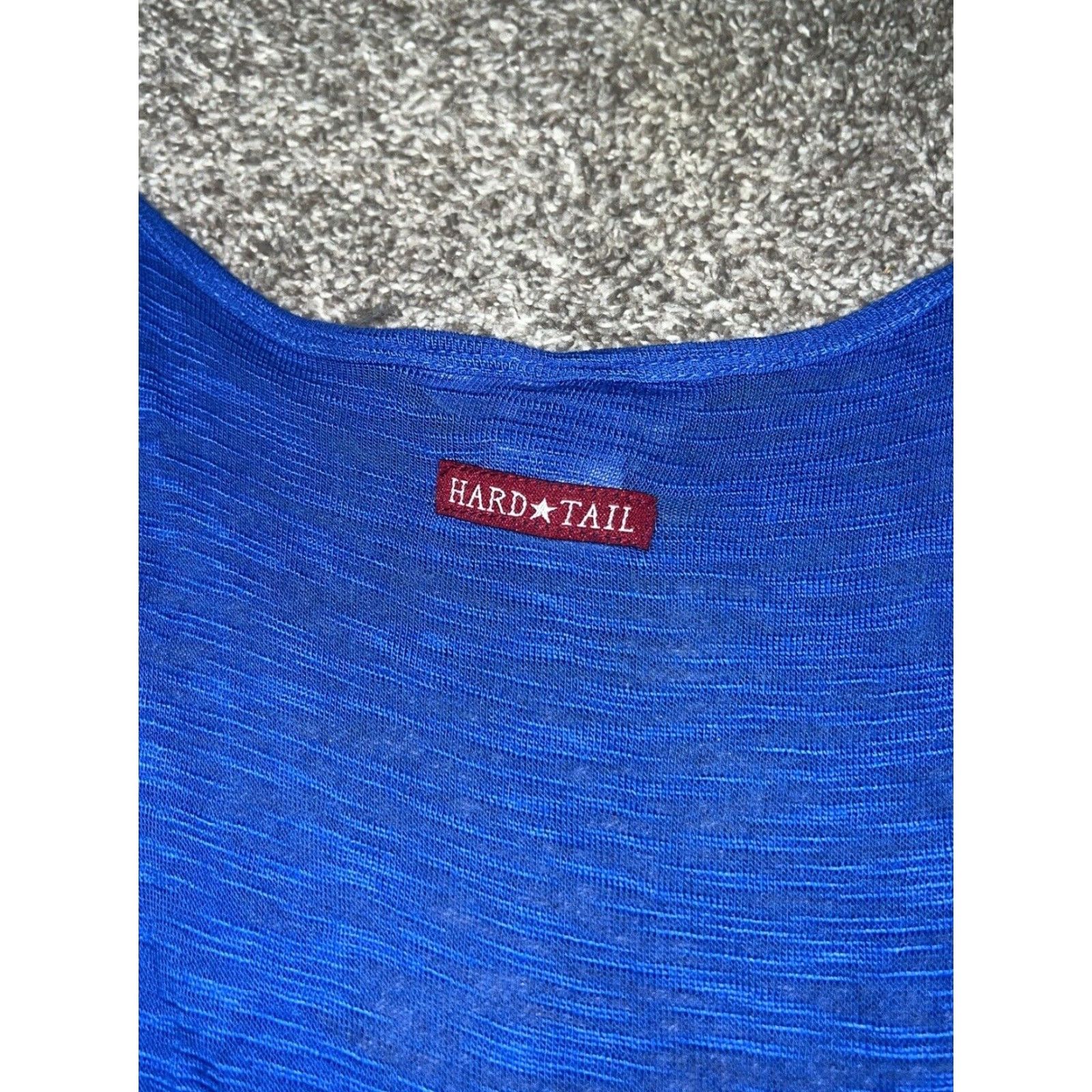 Hard Tail VINTAGE Hard Tail Women's Casual Dress Midi Rayon Blue Medium Tank Dress Size M / US 6-8 / IT 42-44 - 4 Thumbnail