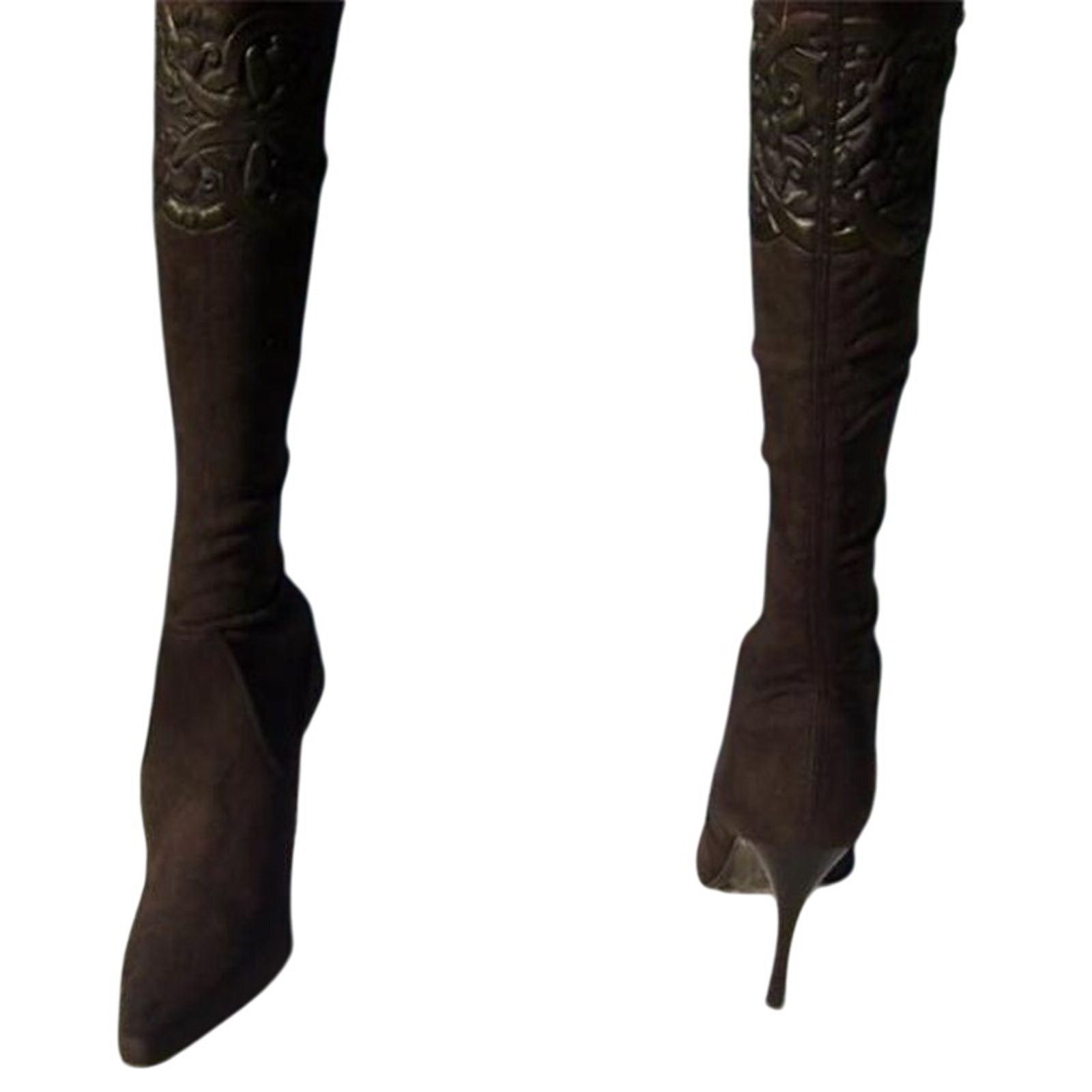 Donald Pliner Donald Pliner Couture Stretch Suede Leather Boot NWT $465 Size US 6.5 / IT 36.5 - 7 Thumbnail