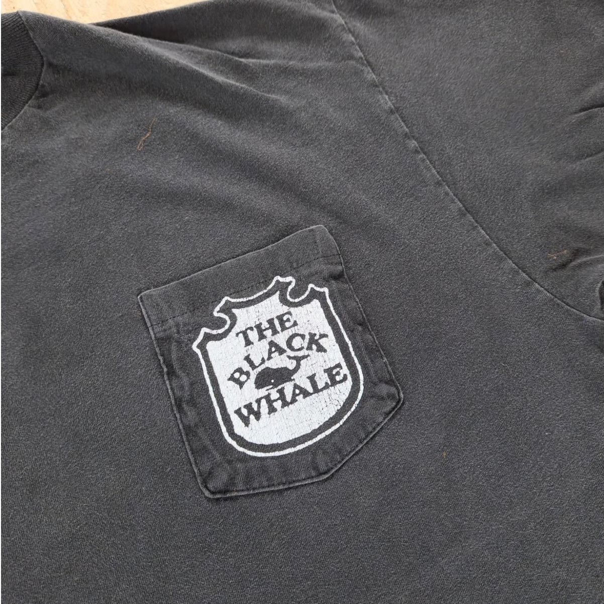 Vintage Vintage Save Black Whales Pocket Single Stitch Shirt XL Blk Size US XL / EU 56 / 4 - 3 Thumbnail