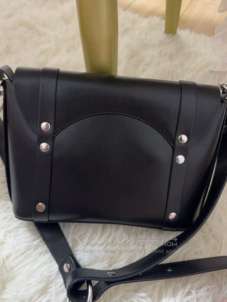 Vivienne Westwood Vivienne Westwood size os Black Calfskin Messenger Bag, Cla Size ONE SIZE - 3 Thumbnail