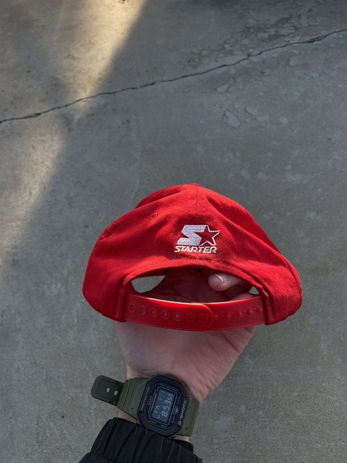 NBA × Starter × Vintage Vintage 90s UNLV Starter Runnin Rebels SnapBack HAT Size ONE SIZE - 5 Thumbnail