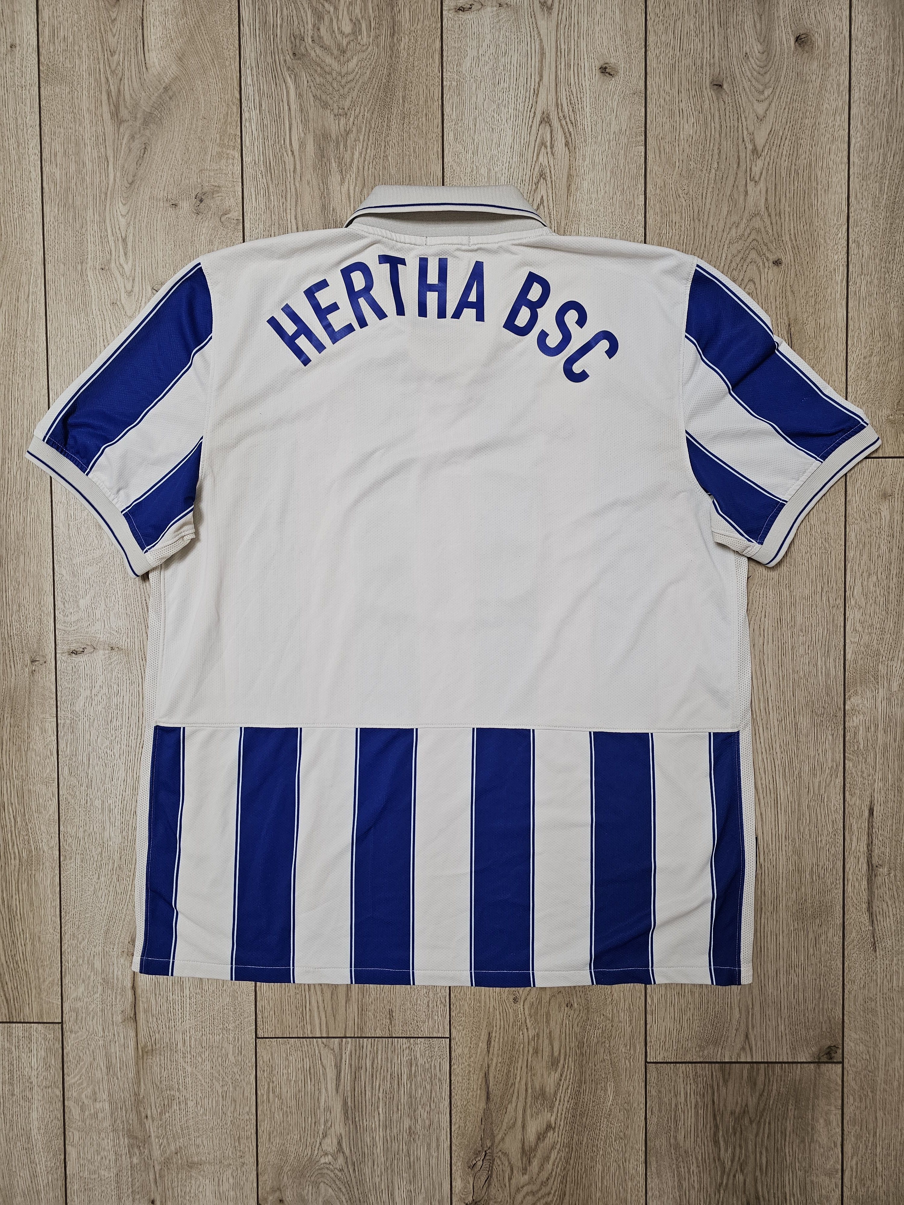 Nike HERTHA BERLIN 2009 2010 HOME FOOTBALL SHIRT SOCCER JERSEY Size US XL / EU 56 / 4 - 2 Thumbnail