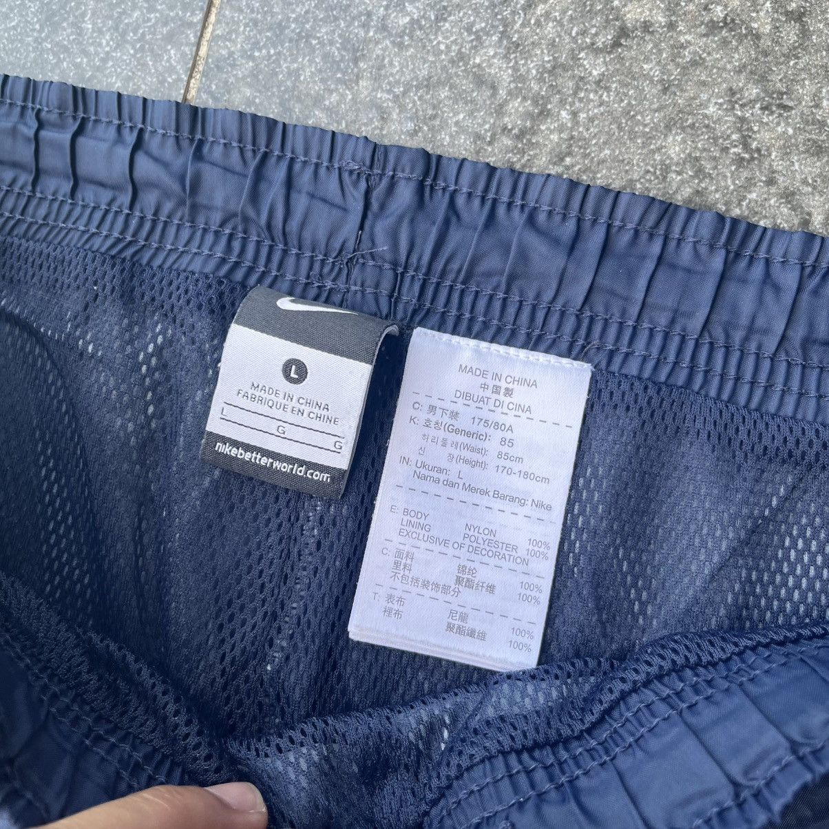 Nike Nike Small Logo Navy Blue Trackpant Size US 36 / EU 52 - 6 Thumbnail