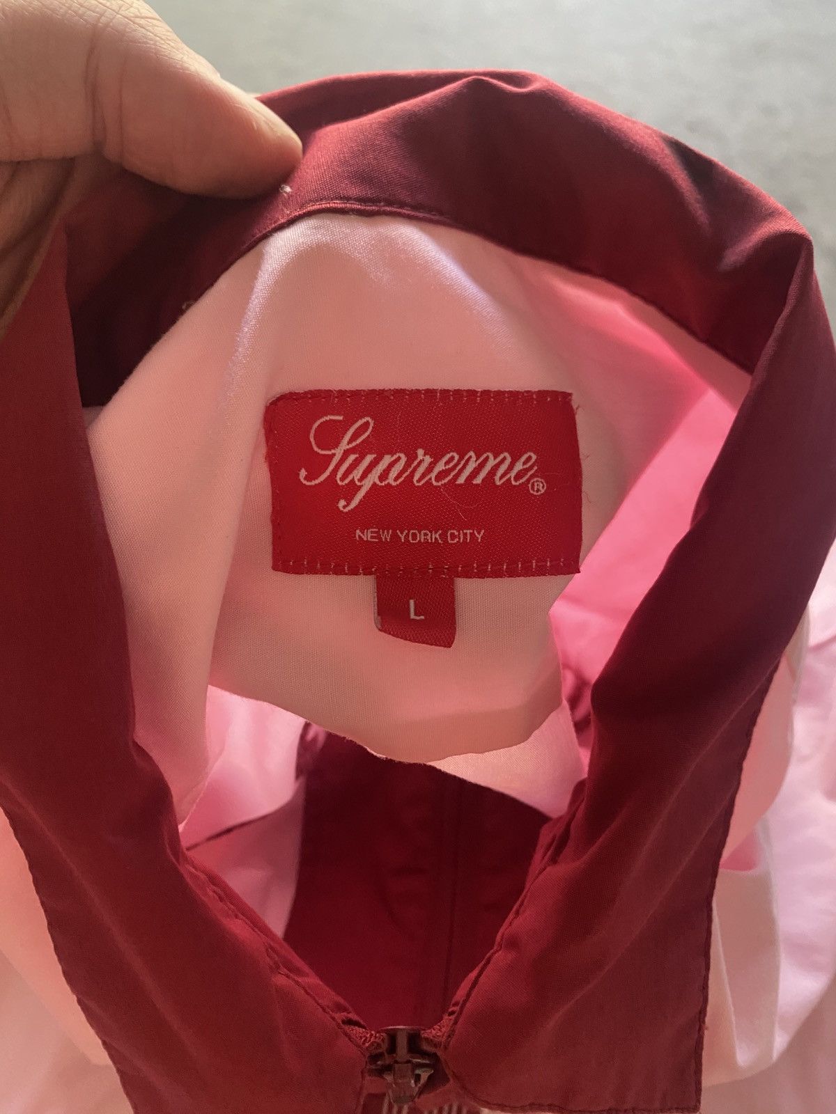 Supreme Supreme Zip Up Pink Size US L / EU 52-54 / 3 - 5 Thumbnail