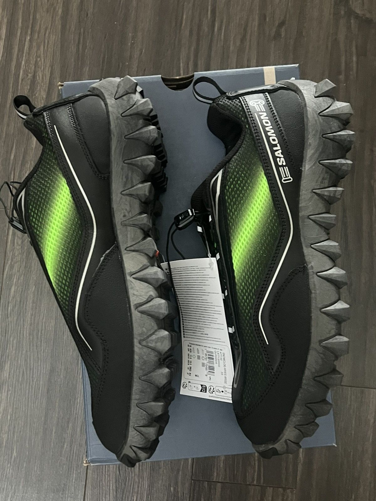 Salomon Salomon x Aries Snowclog BlackGreen Gecko 10.5M Size US 10.5 / EU 43-44 - 4 Thumbnail