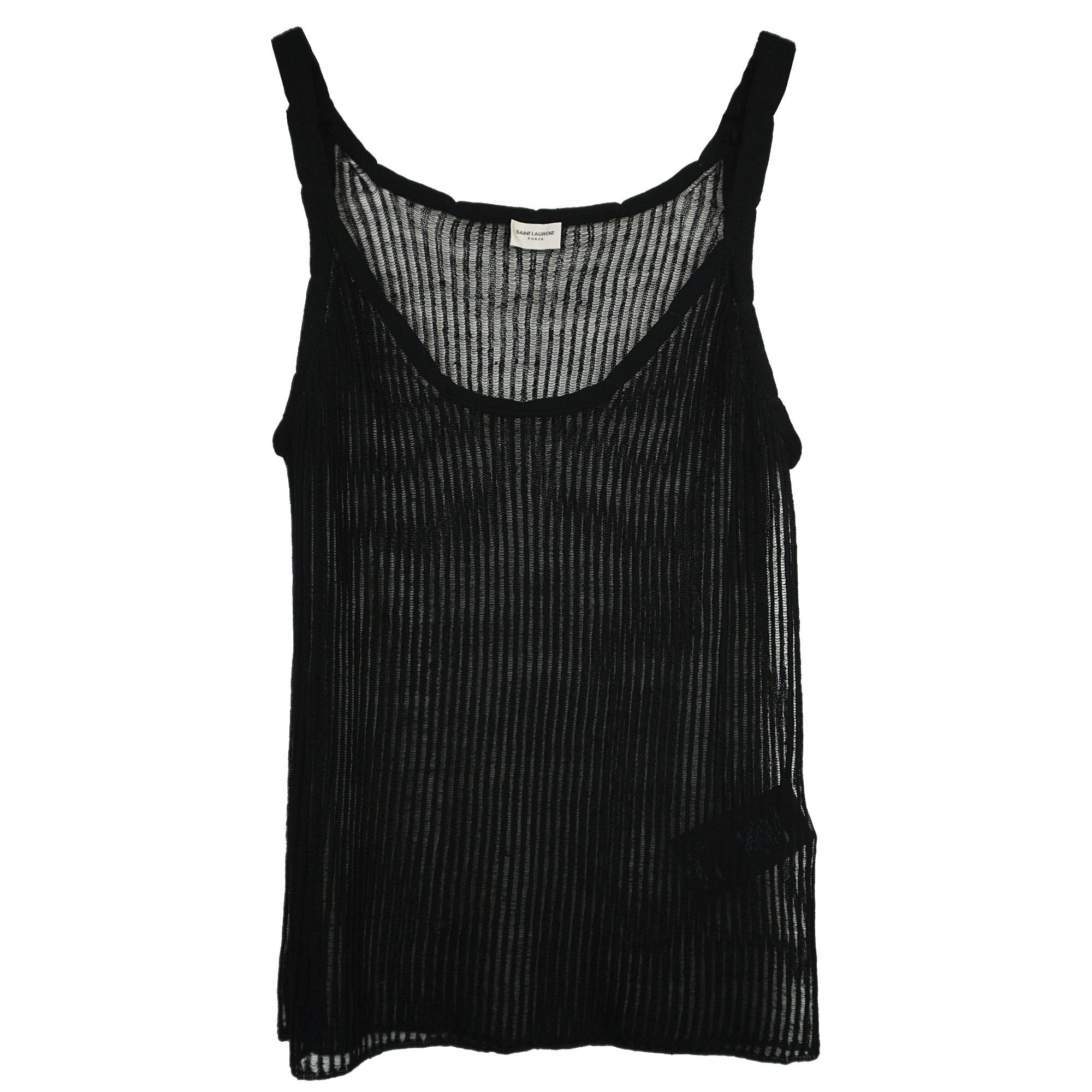 Saint Laurent Paris Saint Laurent Paris Semi Sheer Knit Tank Size US M / EU 48-50 / 2 - 1 Thumbnail