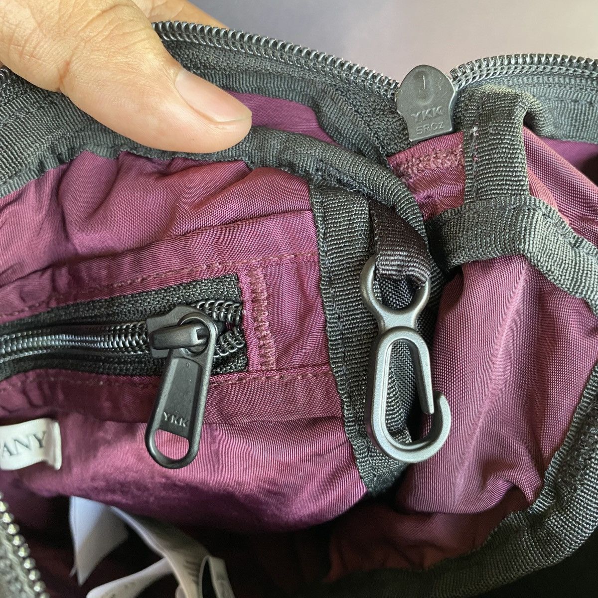 C.P. Company CP company lens nylon B maroon crossbody pack Size ONE SIZE - 11 Thumbnail