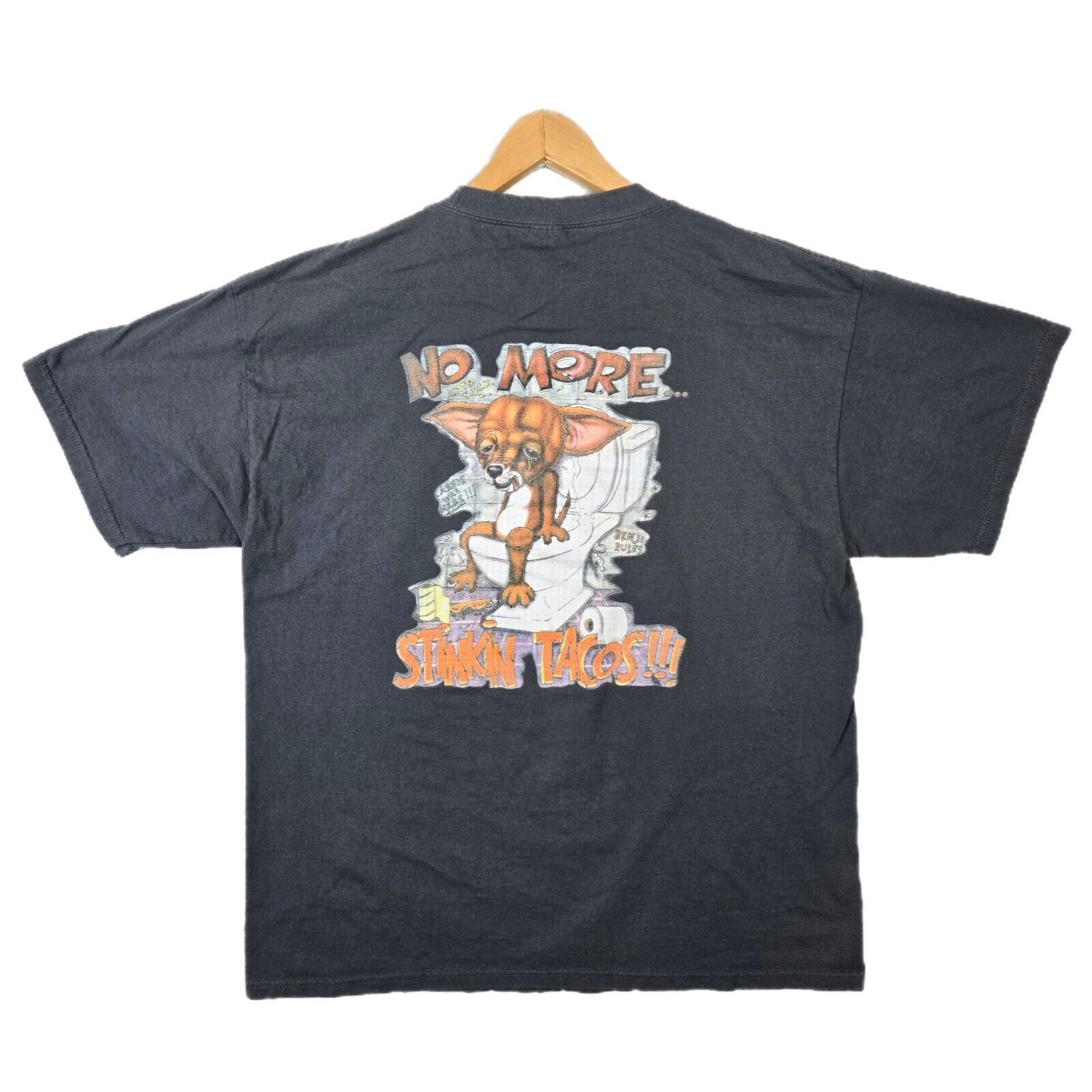Alstyle Vtg No More Stinkin Tacos Shirt Taco Bell Dog Chihuahua XL Size US XL / EU 56 / 4 - 1 Thumbnail