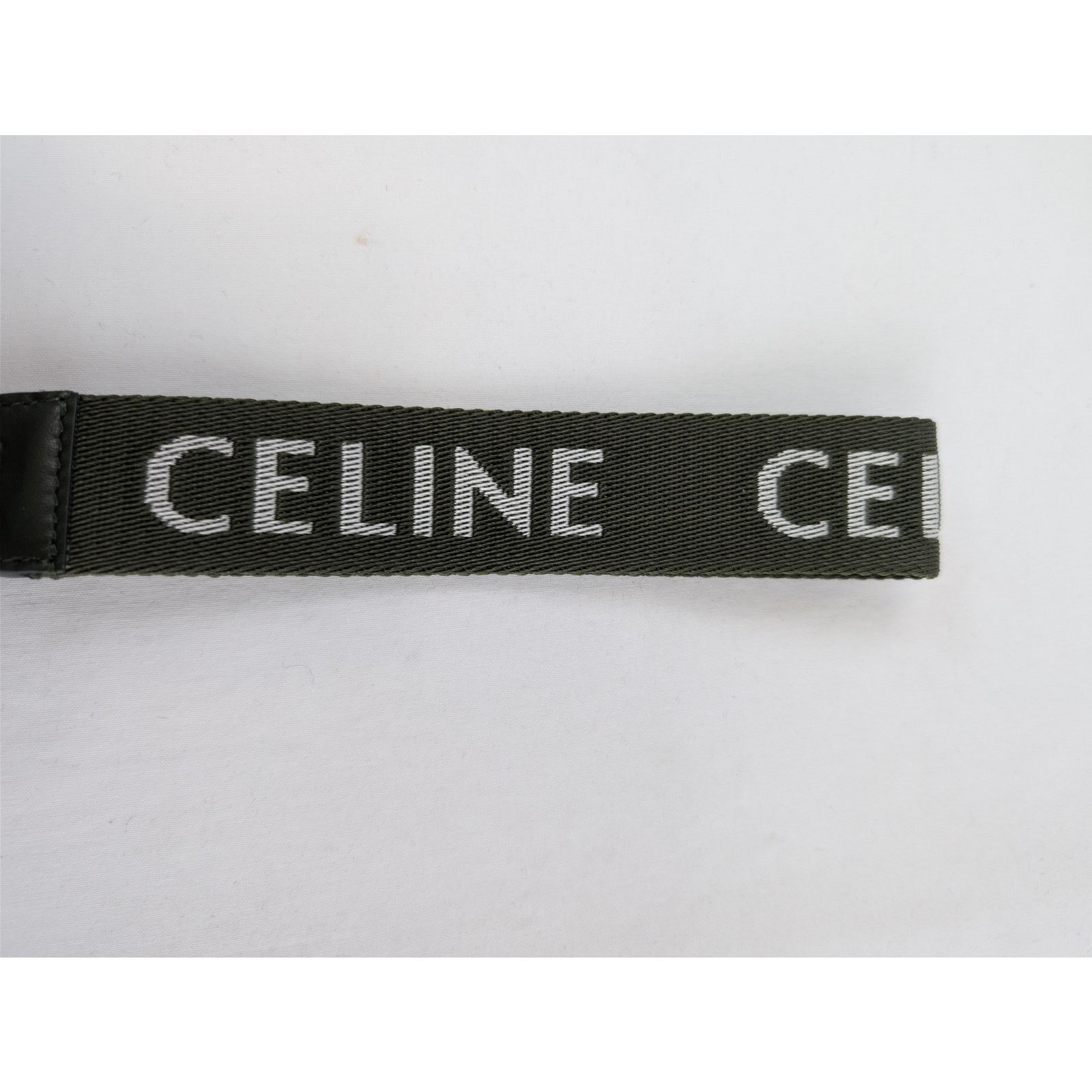 Celine o1rshd1 Size: OS / Leather Strap Keyring in Khaki Size ONE SIZE - 6 Thumbnail