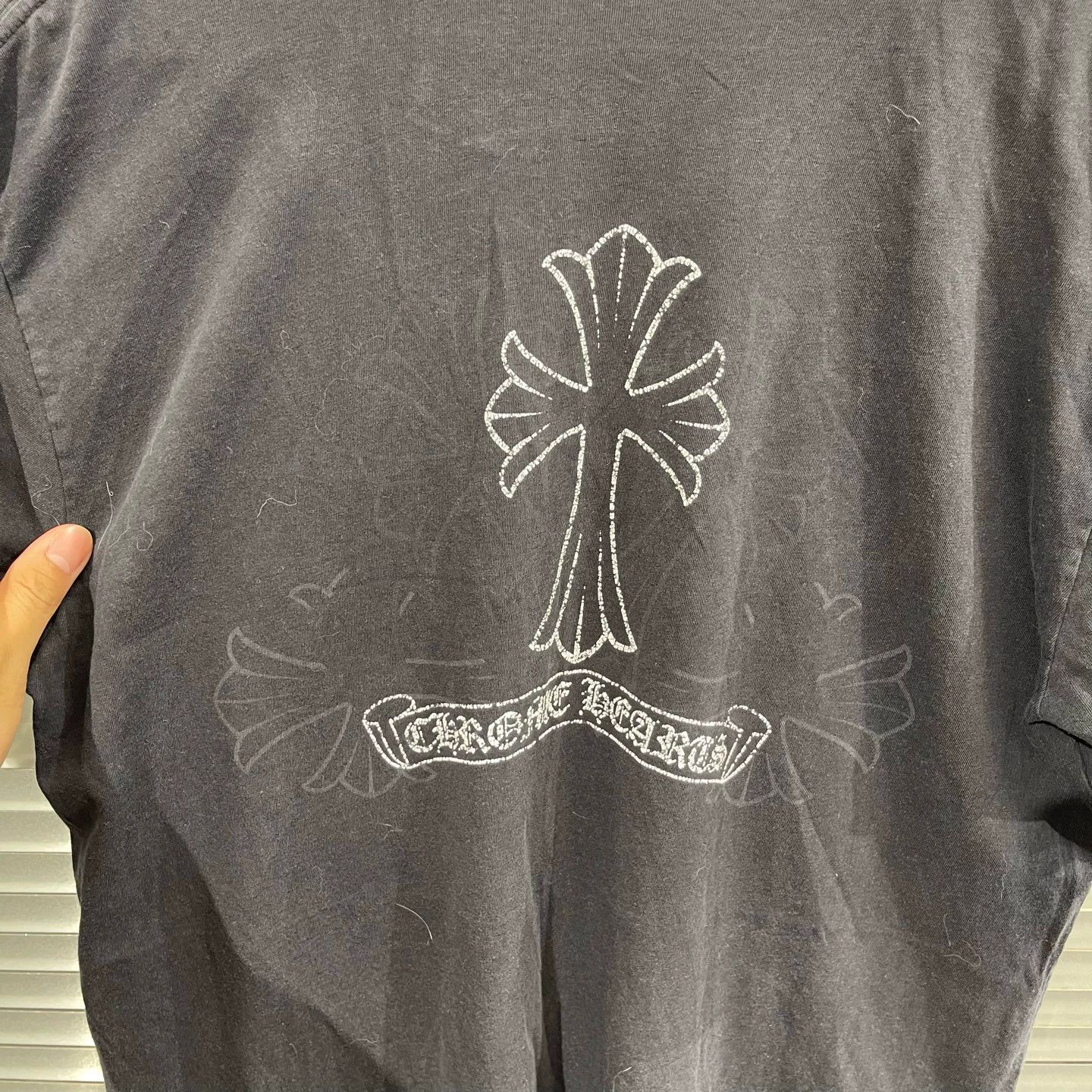 Chrome Hearts Chrome Hearts Scroll Phantom Cross SS Tee L 9/10 Size US L / EU 52-54 / 3 - 7 Thumbnail