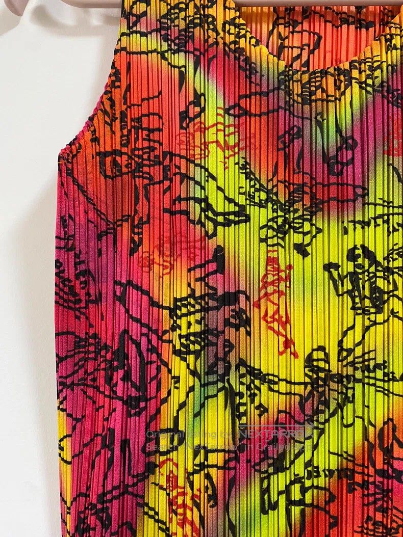 Issey Miyake Issey Miyake Graffiti Vest Size L / US 10 / IT 46 - 4 Thumbnail
