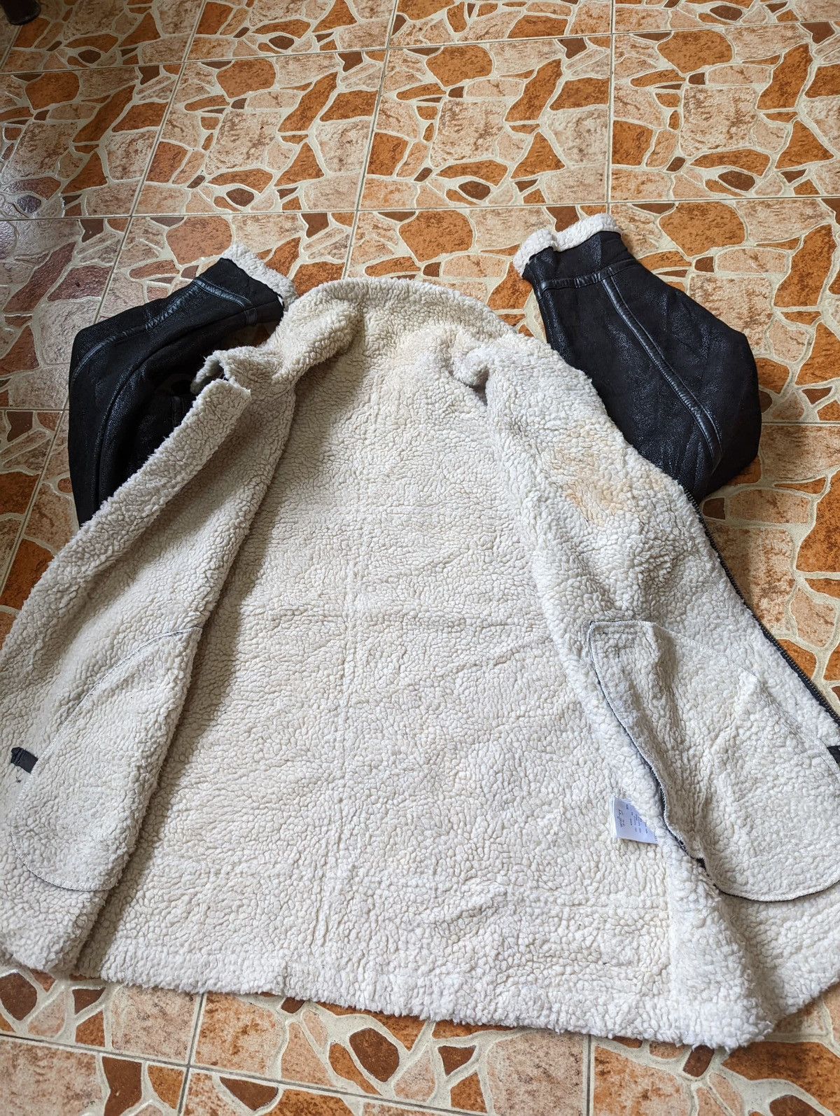 Japanese Brand Faux Cherpa Fleece Jacket Riche Glamour Size US M / EU 48-50 / 2 - 4 Thumbnail