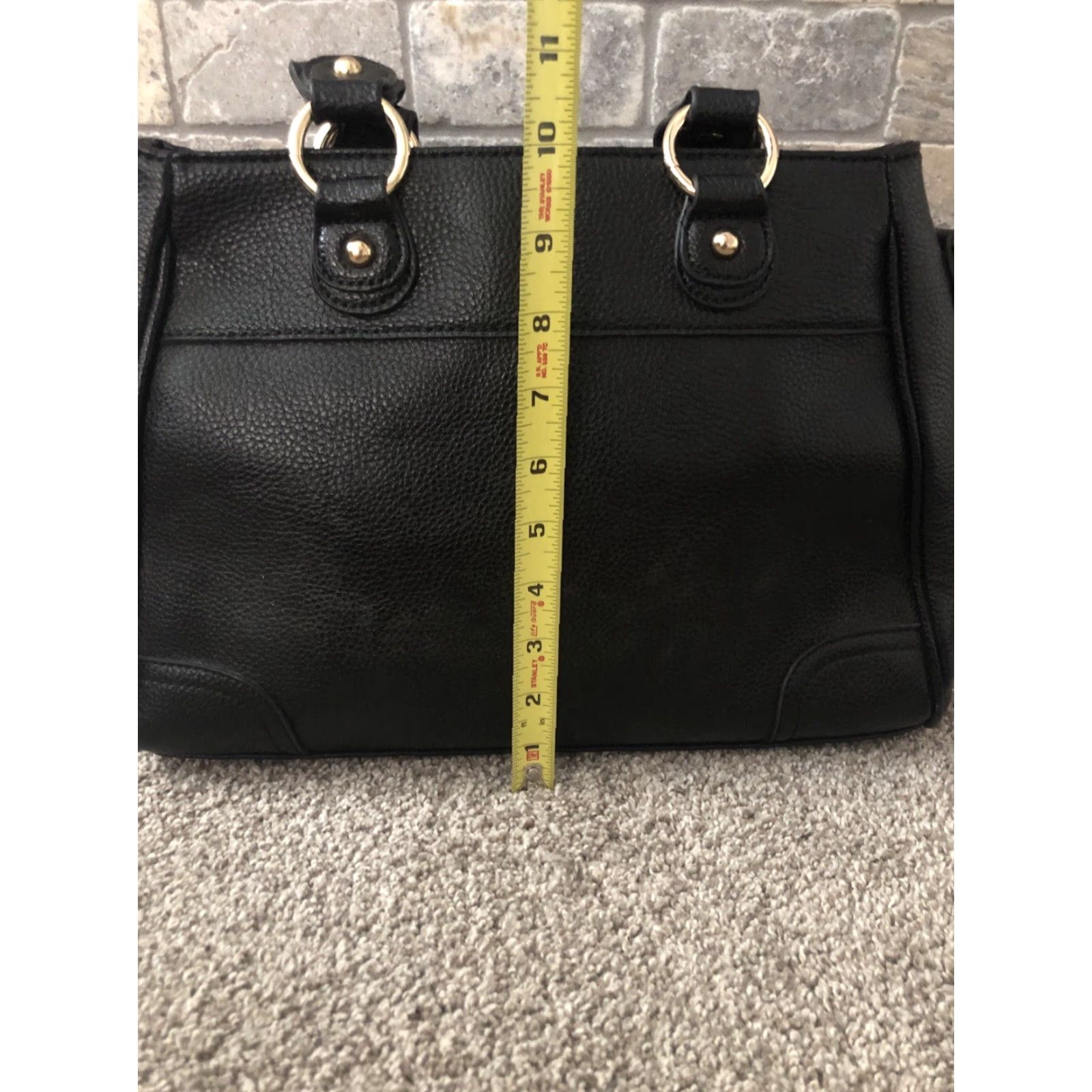 VINTAGE The Danbury Mint Personalized Initial Handbag E.T. Black Crossbody Women XS Crossbody Bags?