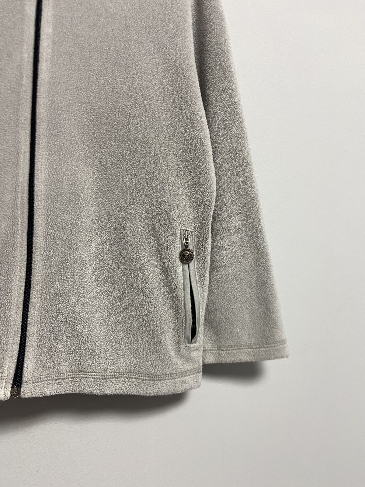 Versace Versace Vintage Zip Hoodie Fleece Size L / US 10 / IT 46 - 2 Thumbnail