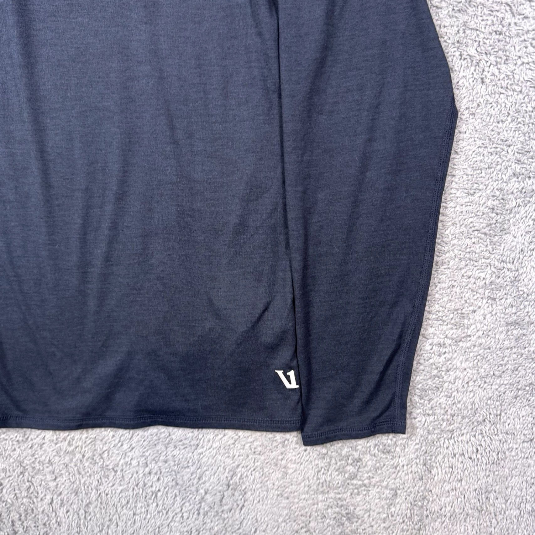 Vuori Vuori Ease Performance Half Zip 2.0 Men M Pullover Golf Jacket V221 Stretch Wick Shirt Regular Blue Golf Size US M / EU 48-50 / 2 - 2 Thumbnail