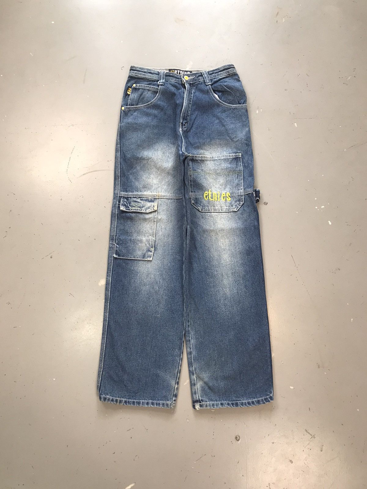 Vintage Etnies big pocket embroidered denim