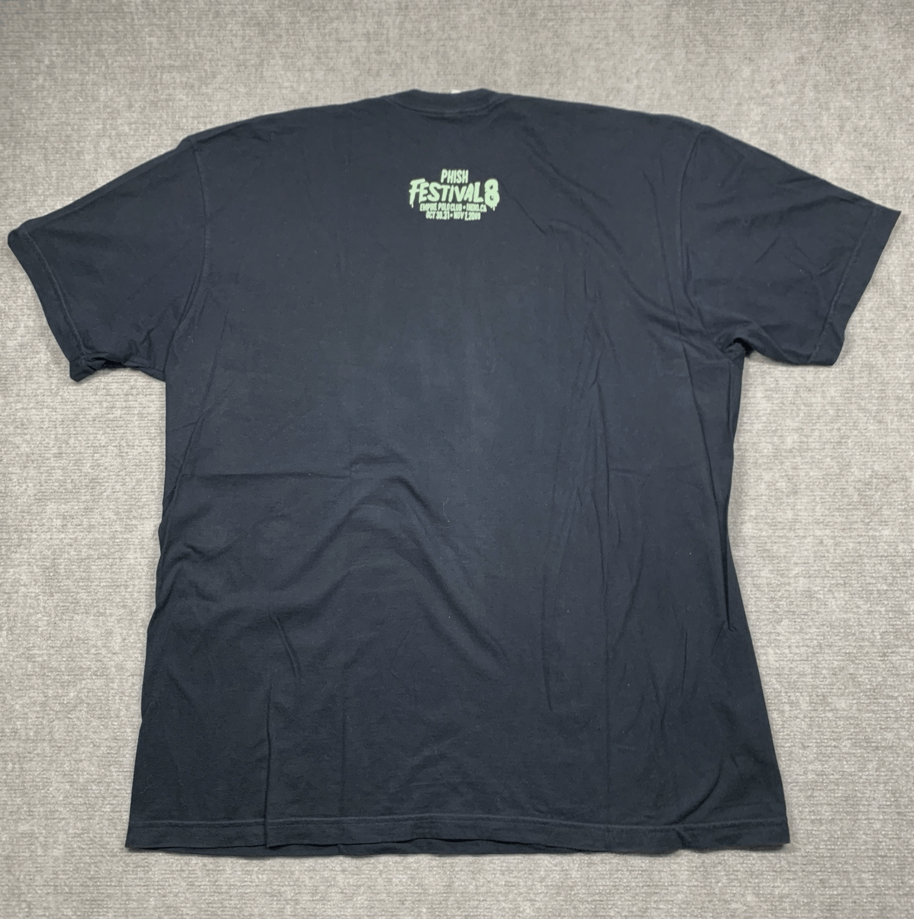 American Apparel Phish Festival 8 T-Shirt 2009 Band Concert Tour XXL Black Size US XXL / EU 58 / 5 - 8 Thumbnail
