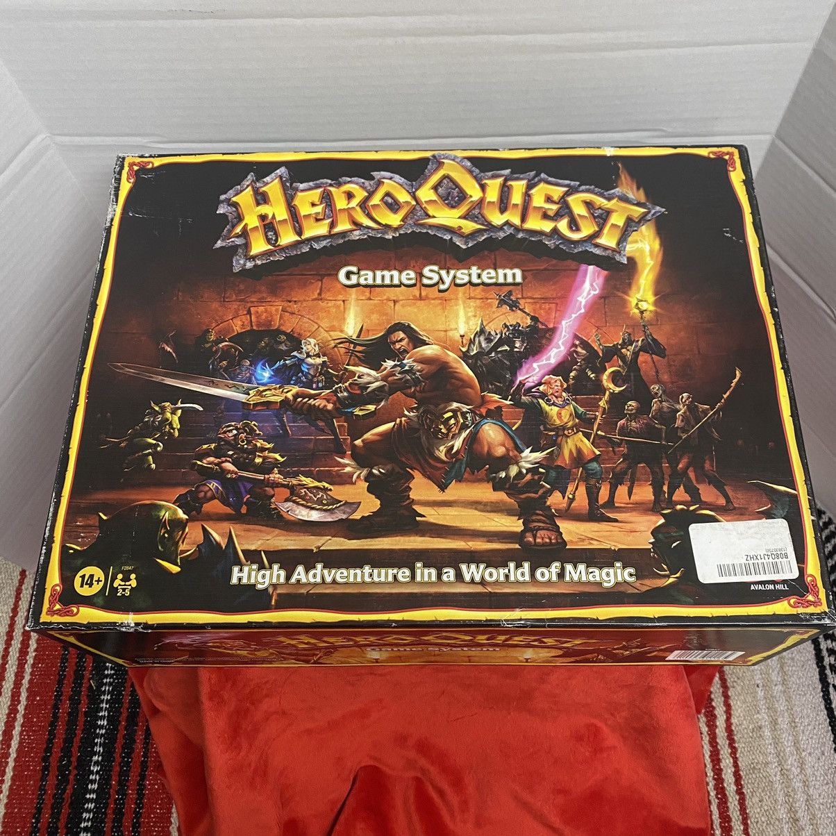 Sci-Fi Fantasy Hasbro Gaming Avalon Hill HeroQuest Game System Tabletop ...