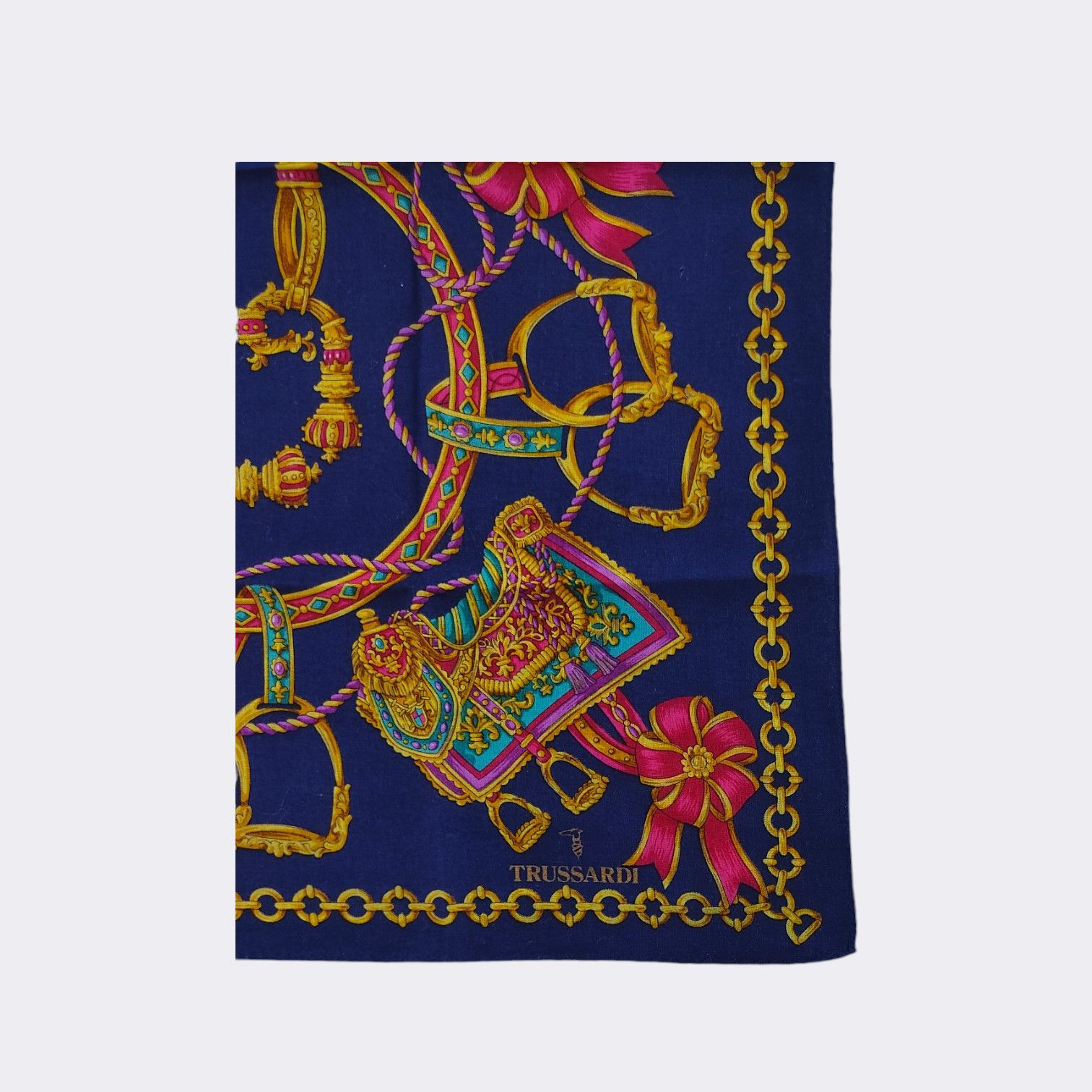 Trussardi Vintage Trussardi Handkerchief Neckerchief Bandana H129G Size ONE SIZE - 3 Thumbnail