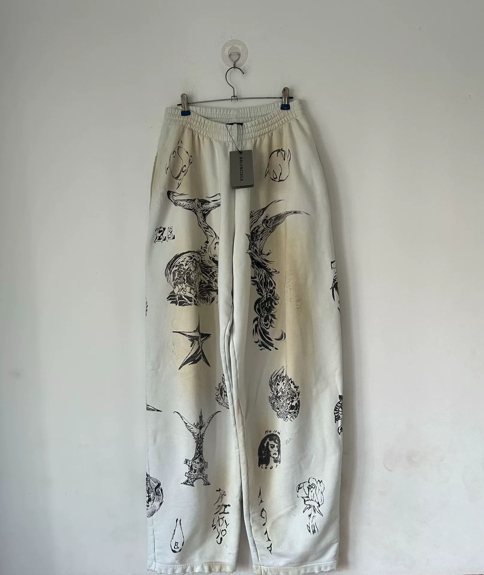 Balenciaga Balenciaga Tattoo Graffiti Pants SS24 Size US 26 / EU 42 - 1 Thumbnail