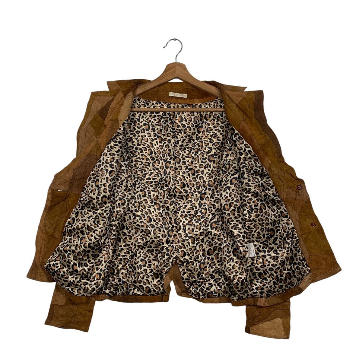 Japanese Brand Another Important Culture Geometric Design Leather Jacket Size M / US 6-8 / IT 42-44 - 11 Thumbnail